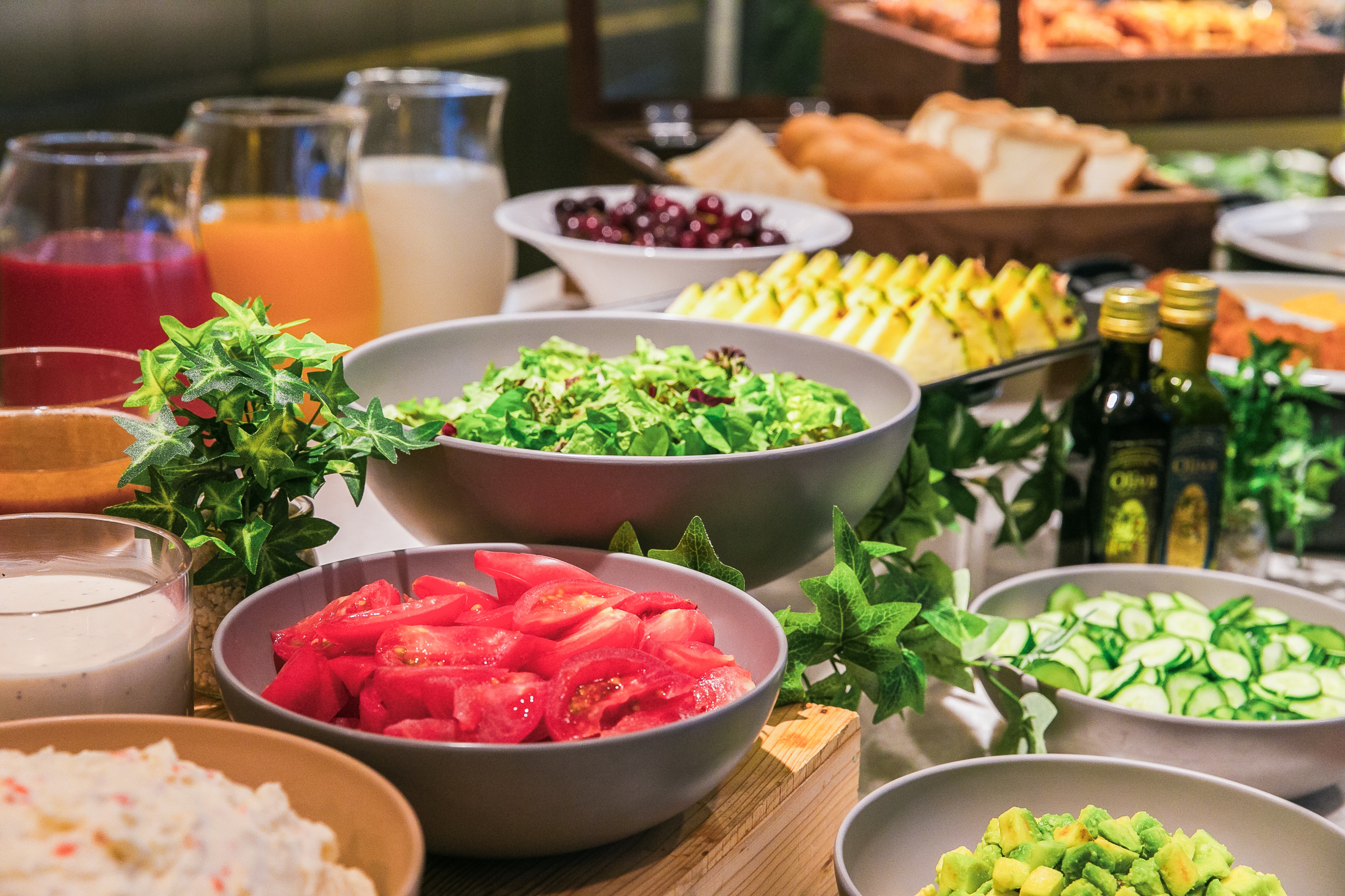 Quầy salad (hình ảnh)