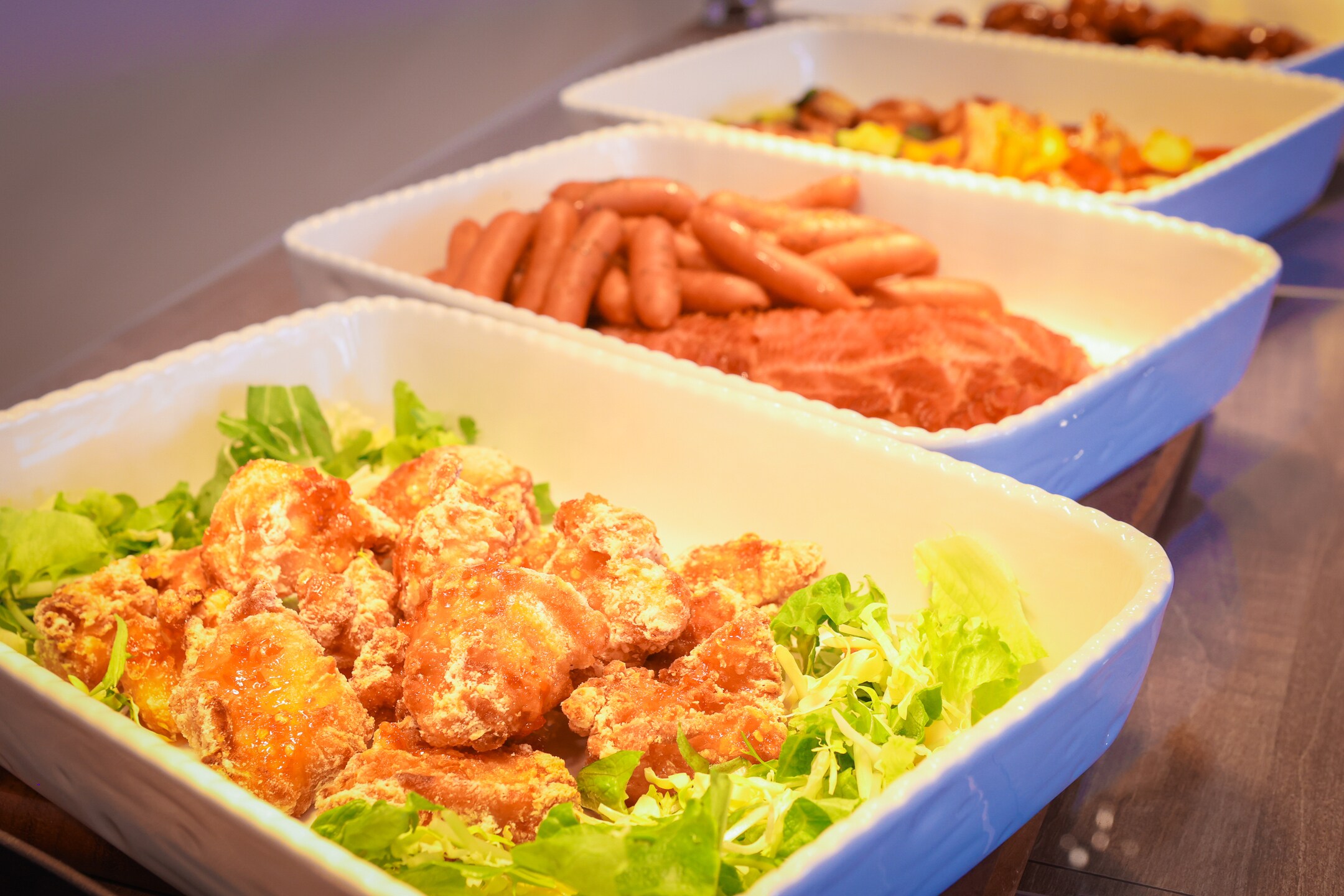 An example of breakfast arrangement