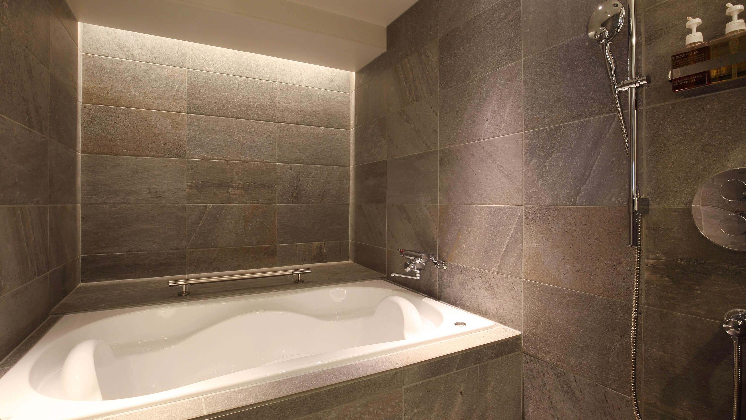 "Semi-suite" bathroom