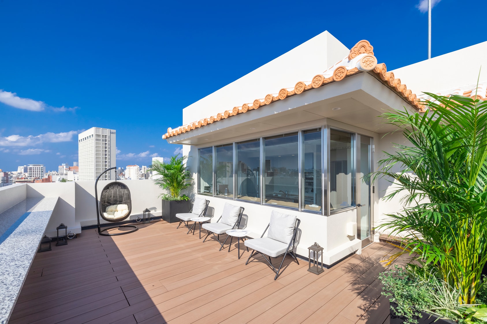 Shared terrace space