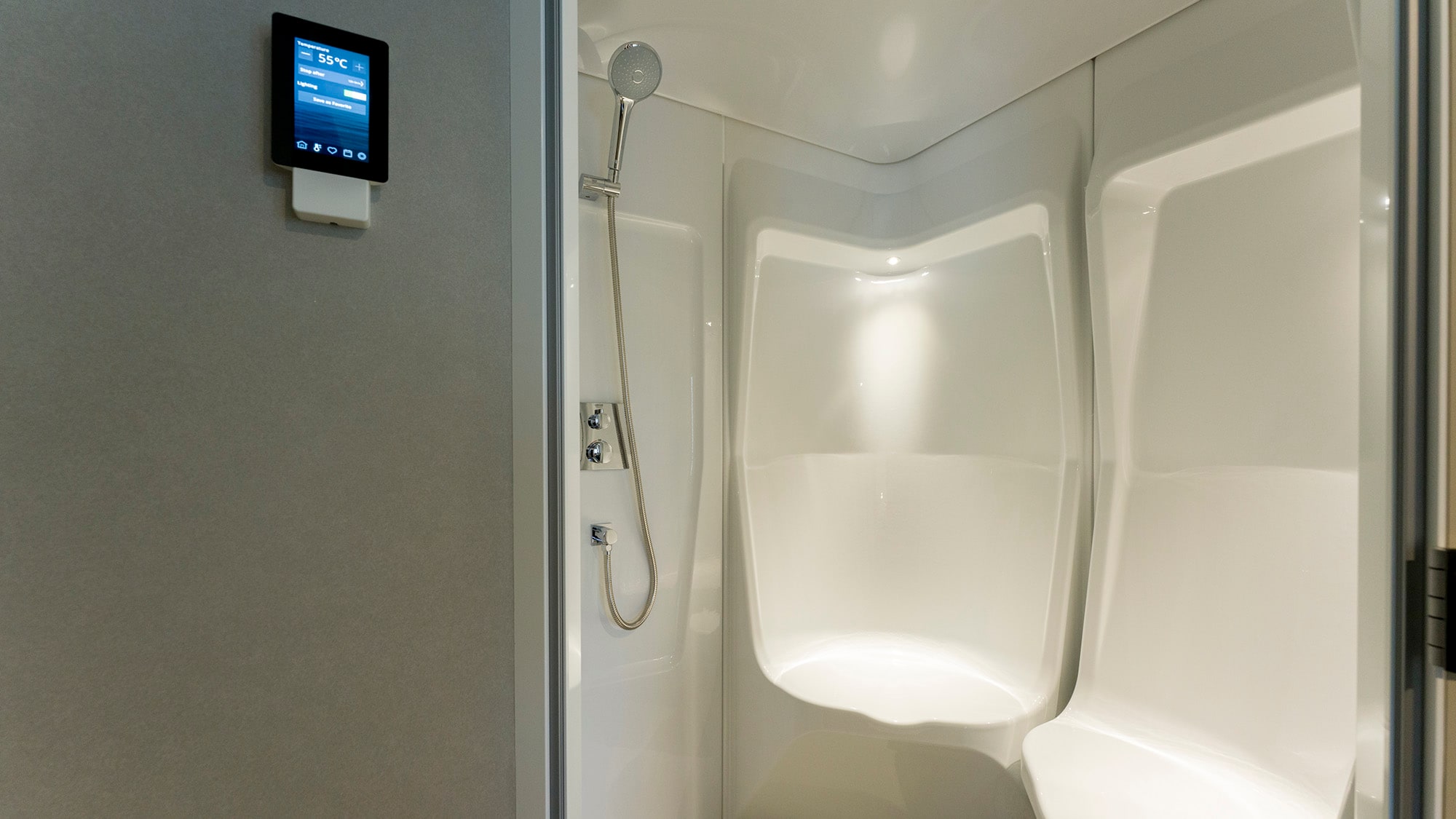 [Buildings C and D] Steam sauna and operation switch