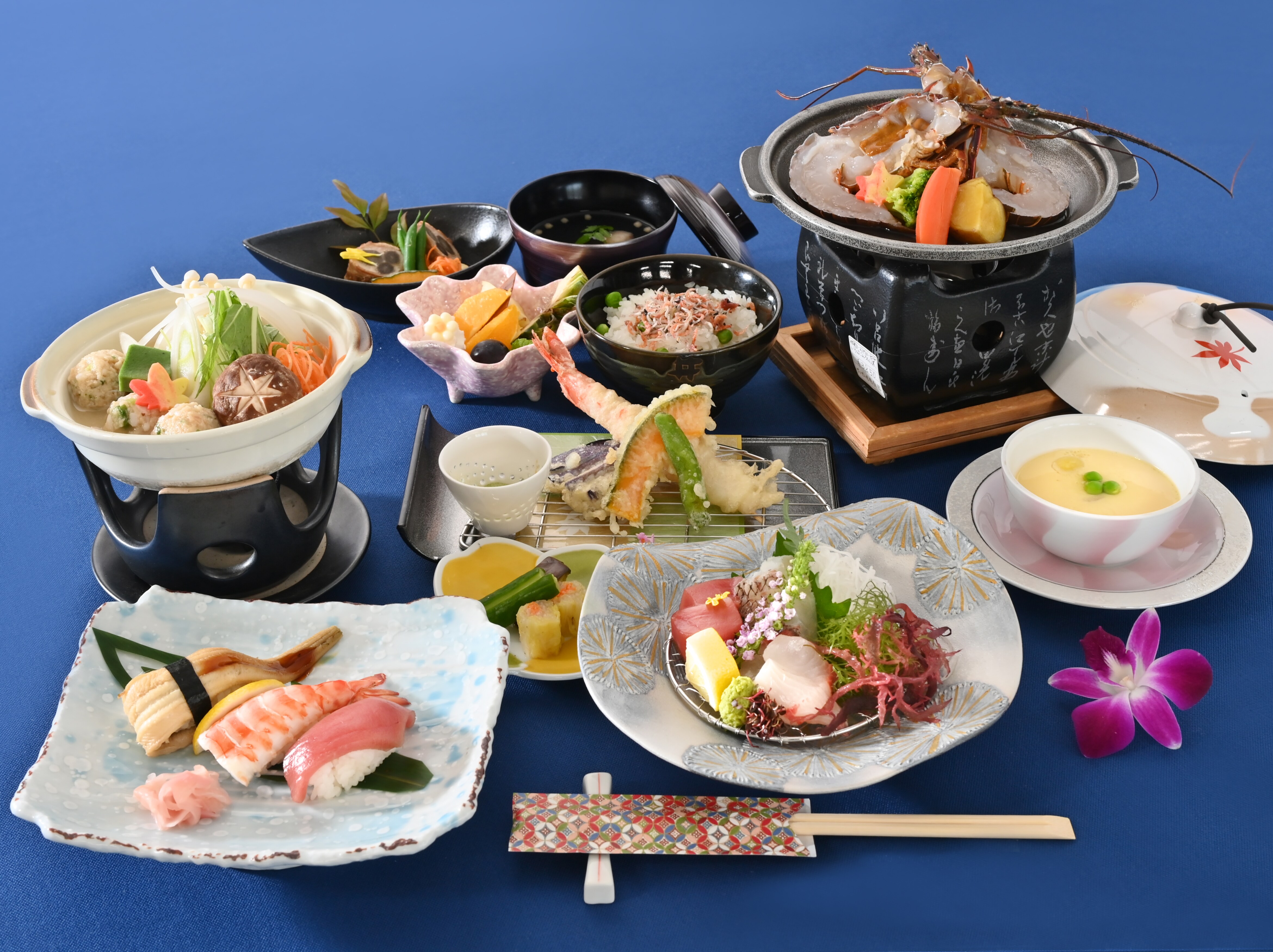 Plan with one lobster per person (image of meal)