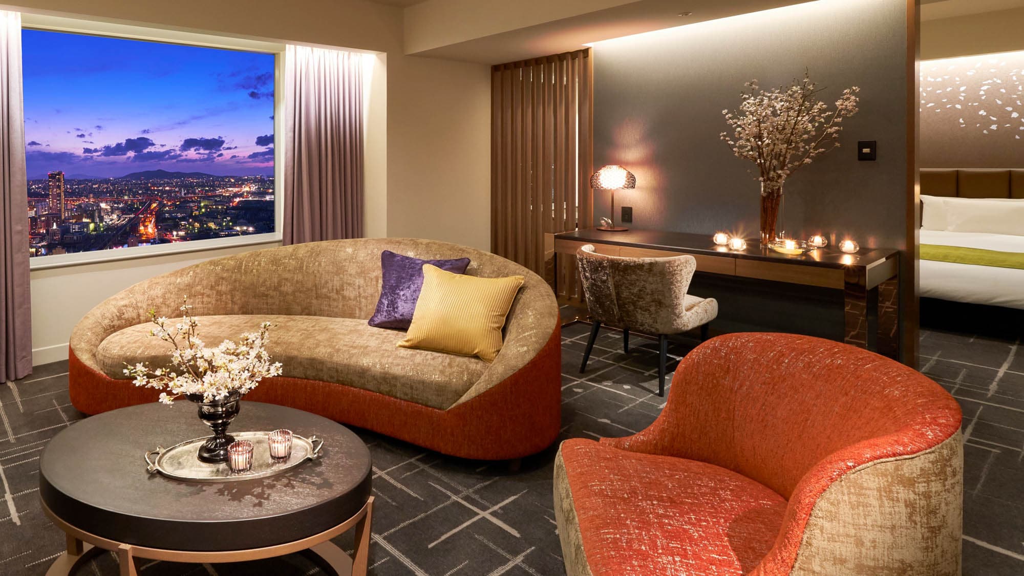[Tầng 27/tầng tháp] Junior suite (phòng khách)