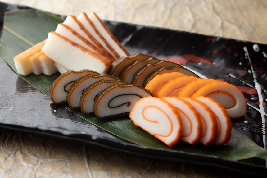 Breakfast buffet kamaboko