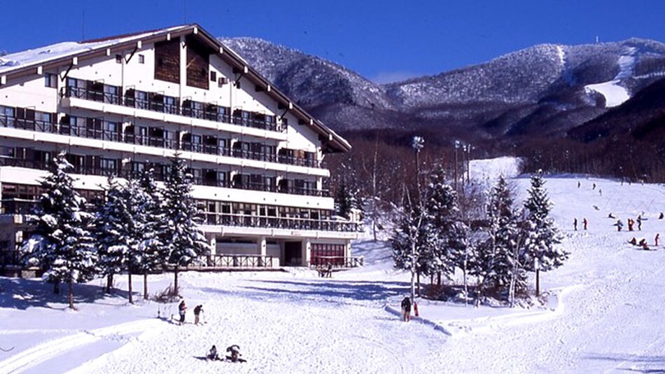 *Hotel exterior in winter