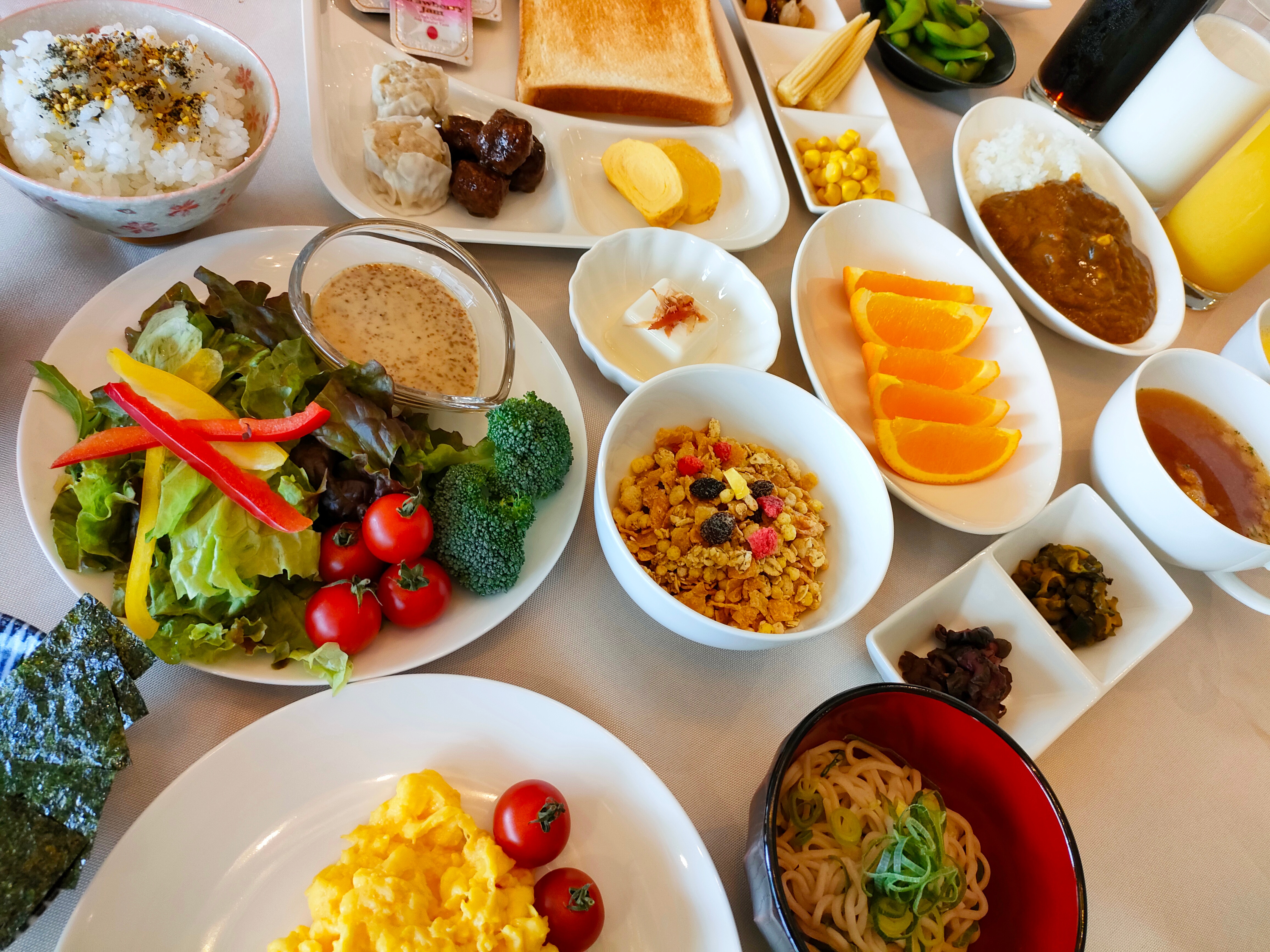 Free breakfast buffet