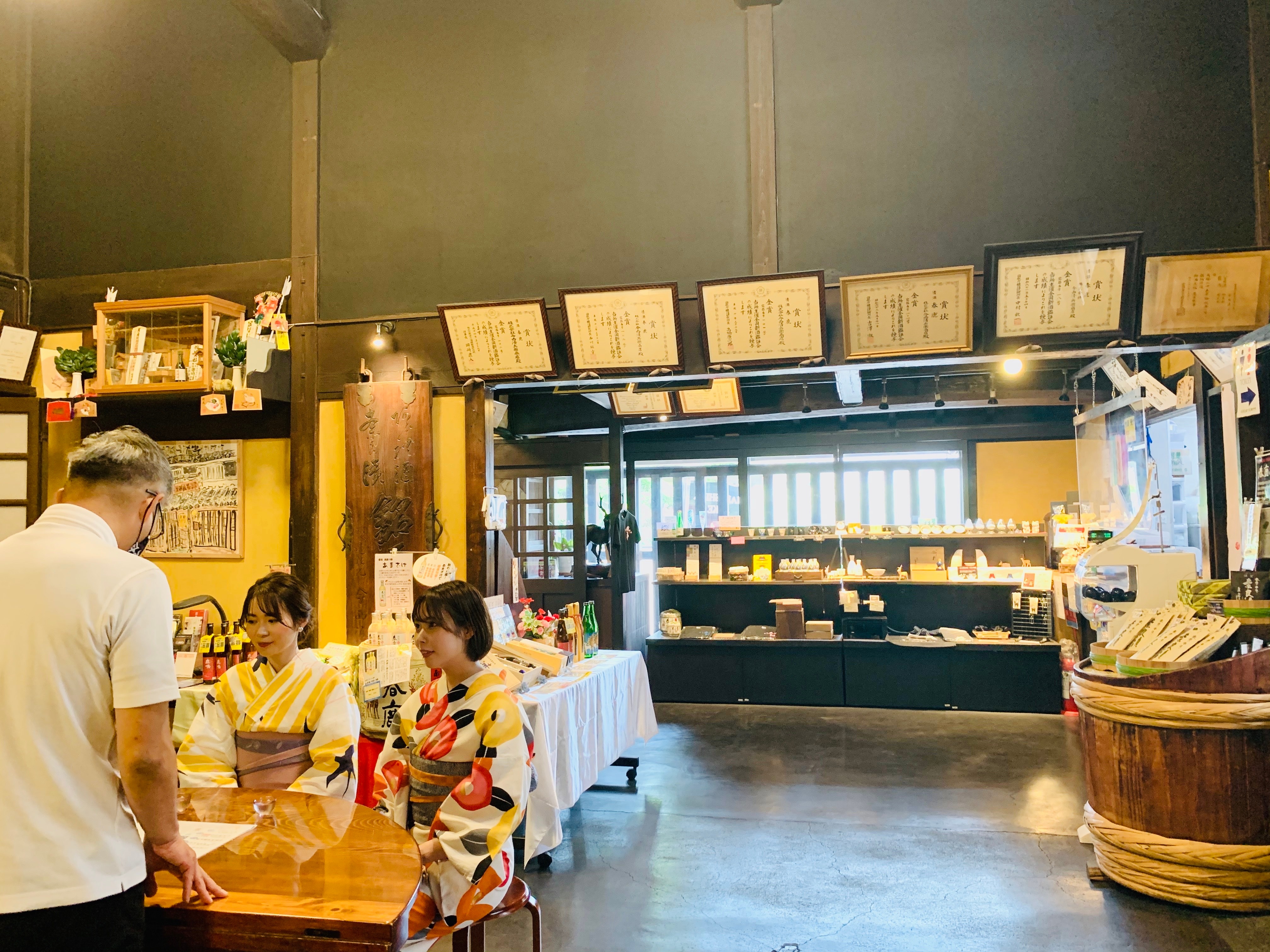 Experience sake at Harushika Sake Brewery