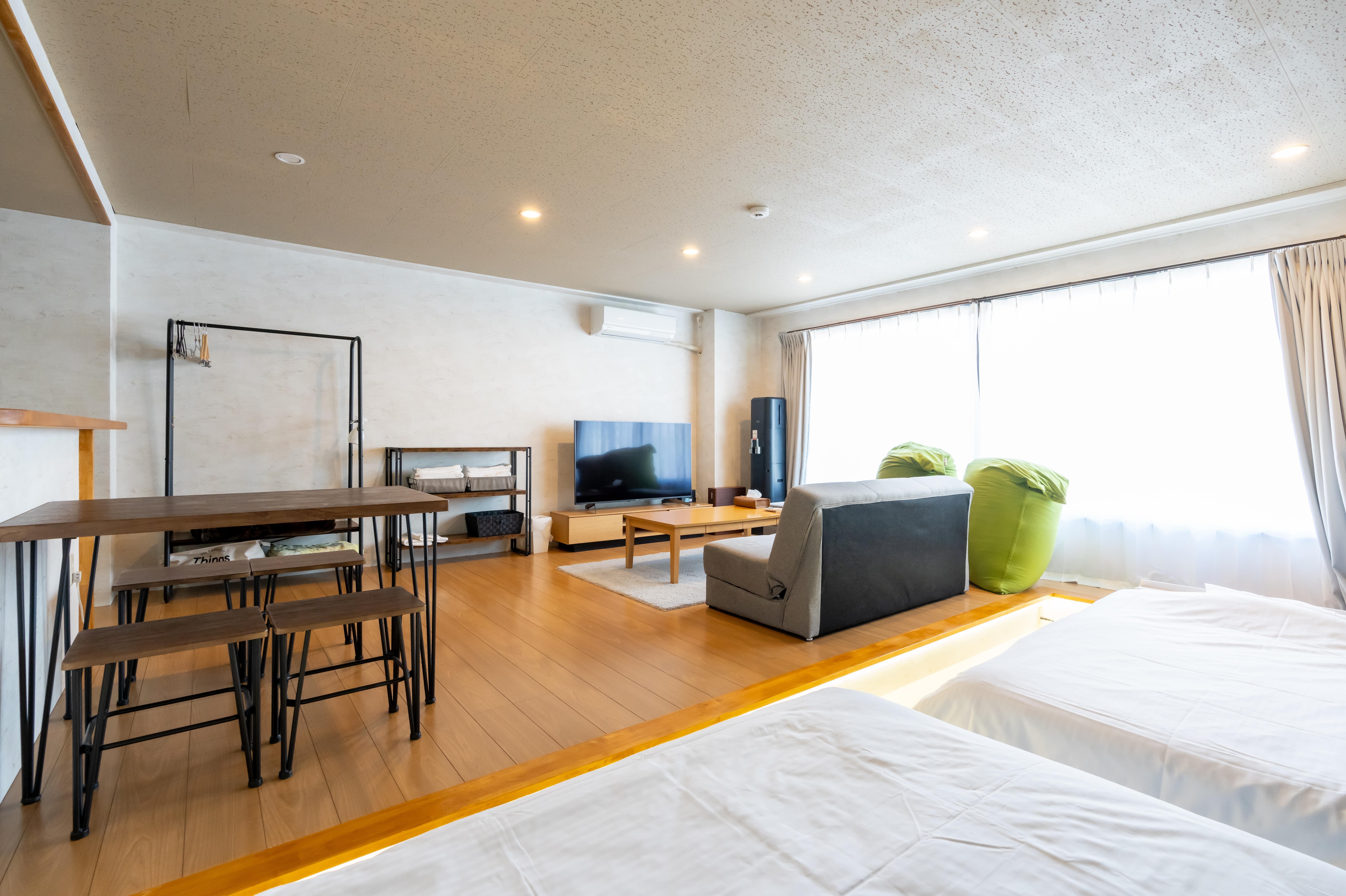 อพาร์ทเมนท์ห้องเดี่ยวกว้างขวาง
