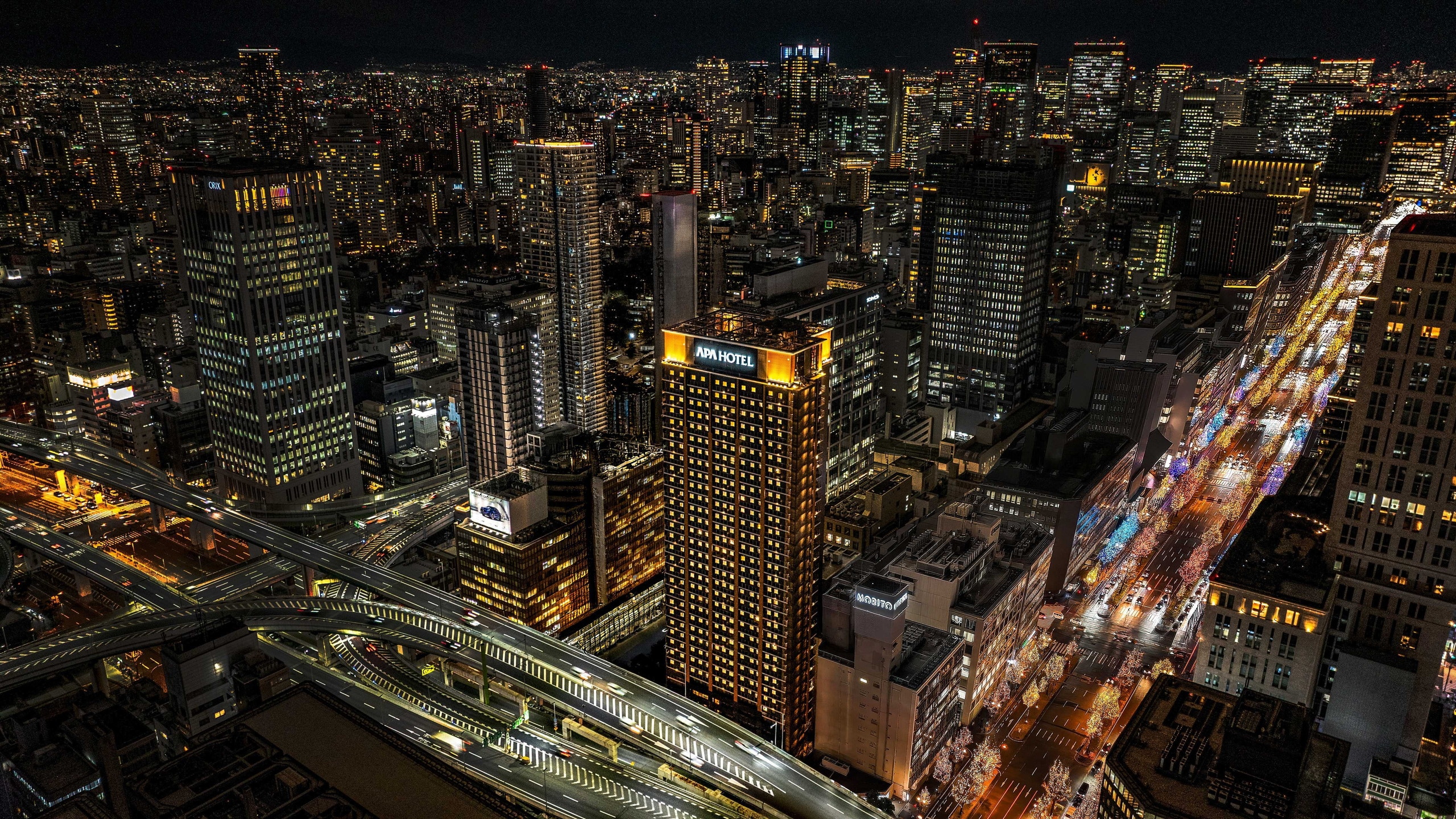 【外観】　ホテル空撮