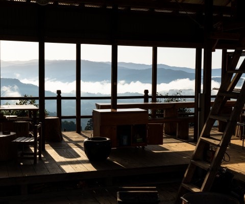 Sea of clouds seen from the balcony 2