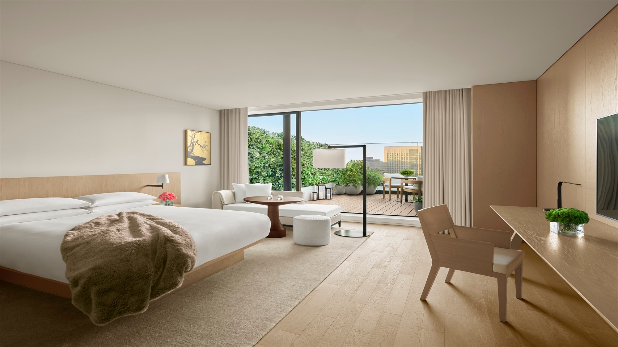 Studio terrace 42㎡ ~ (Room with outdoor private terrace located on the upper floors)