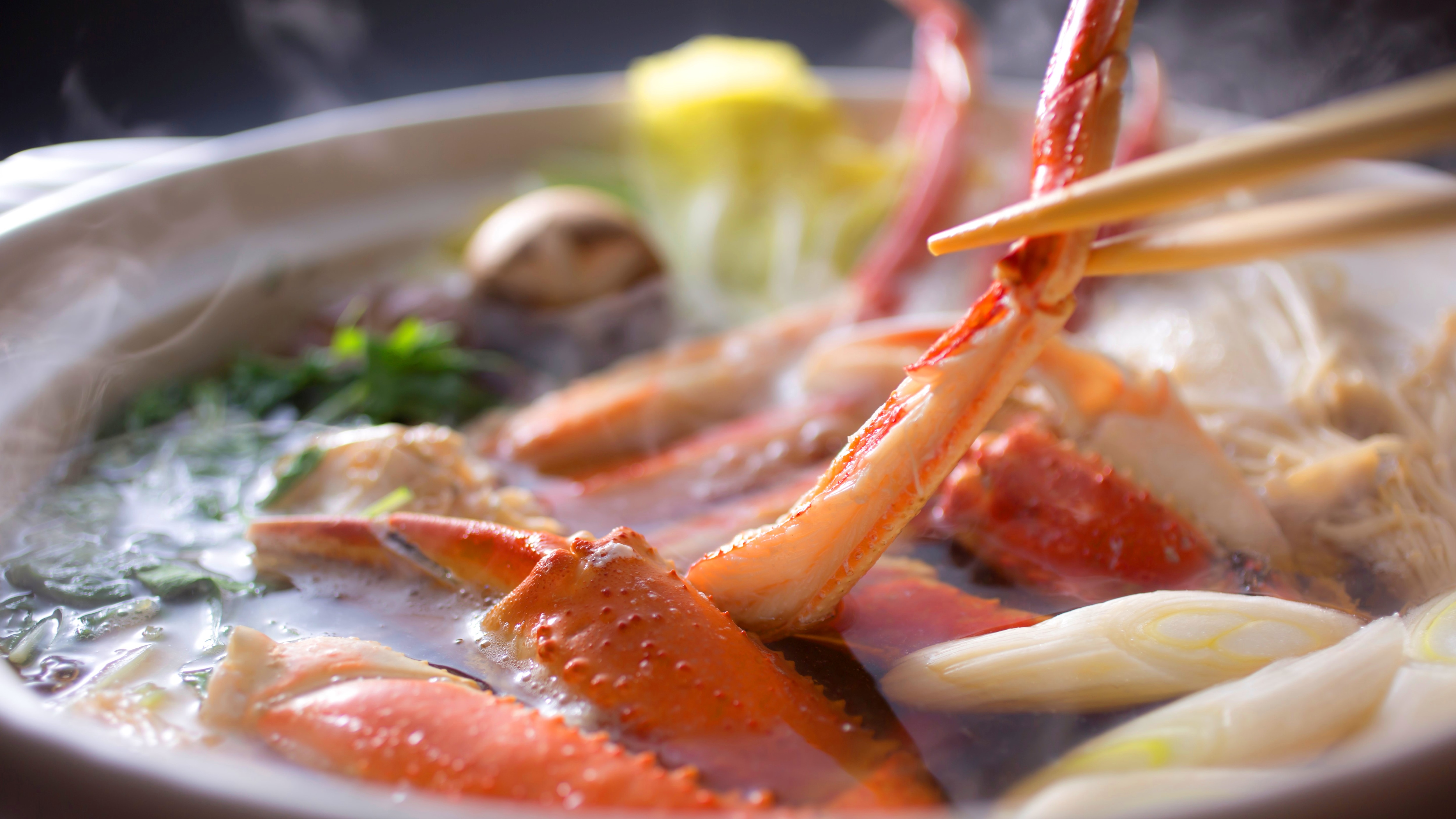 ● Crab sukiyaki pot