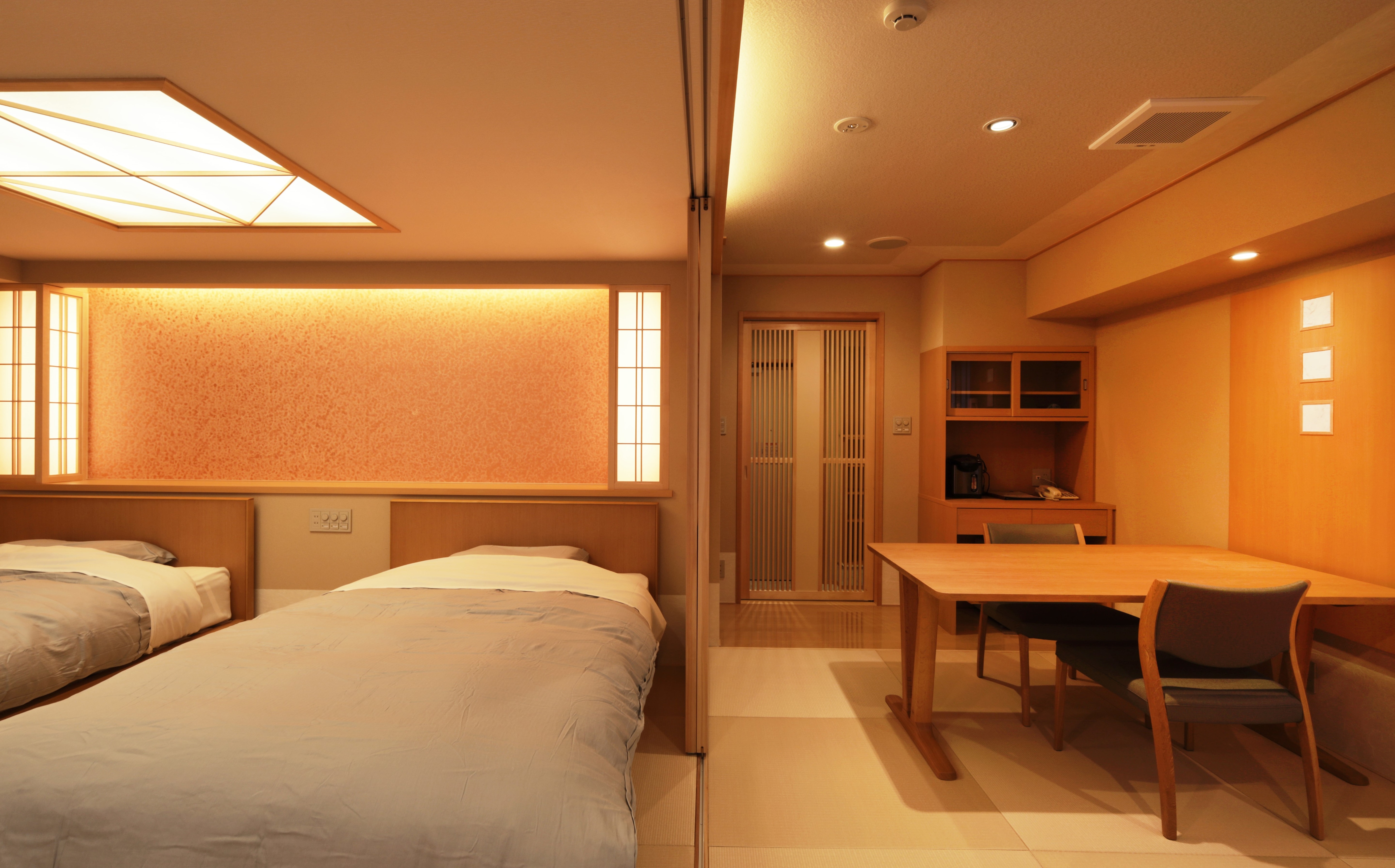 [Renovated in 2024] New Japanese style semi-double twin bed 40㎡ Non-smoking 5th floor or higher