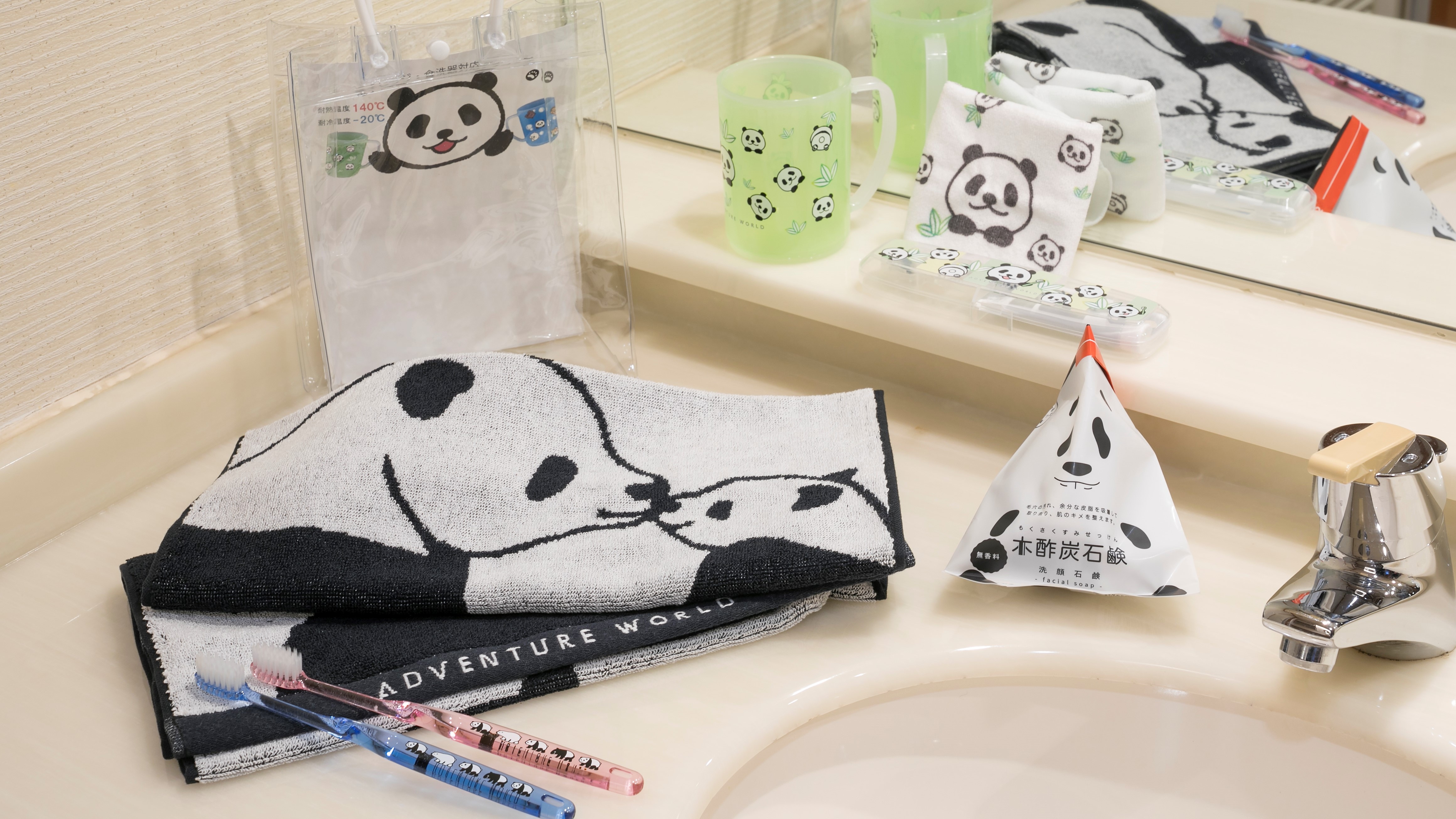 [Kamar Panda dengan pemandangan laut (kamar bergaya Jepang + tempat tidur twin)]