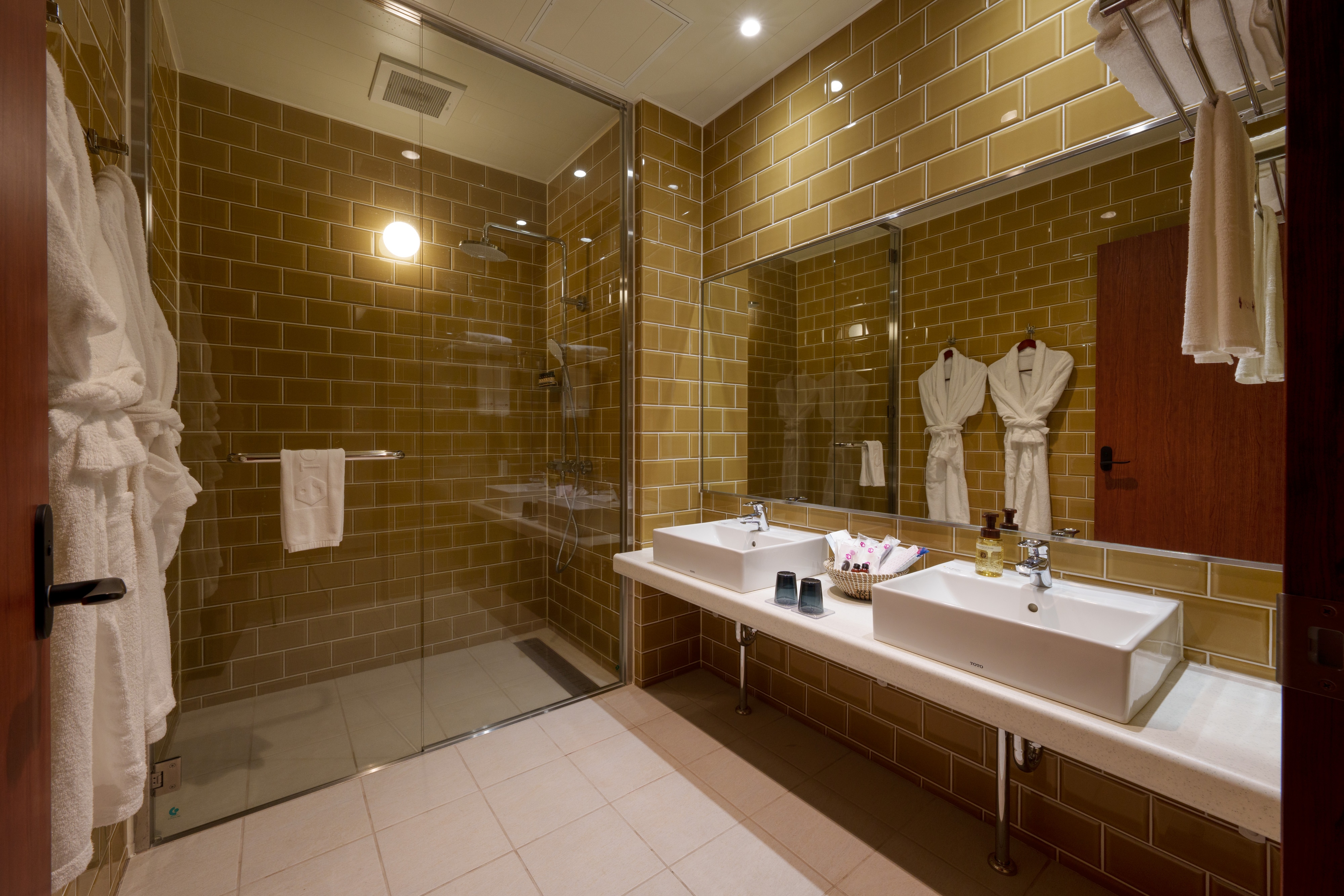Kamar Deluxe Kamar sisi laut dengan pemandangan Teluk Beppu [53㎡] dengan kamar mandi