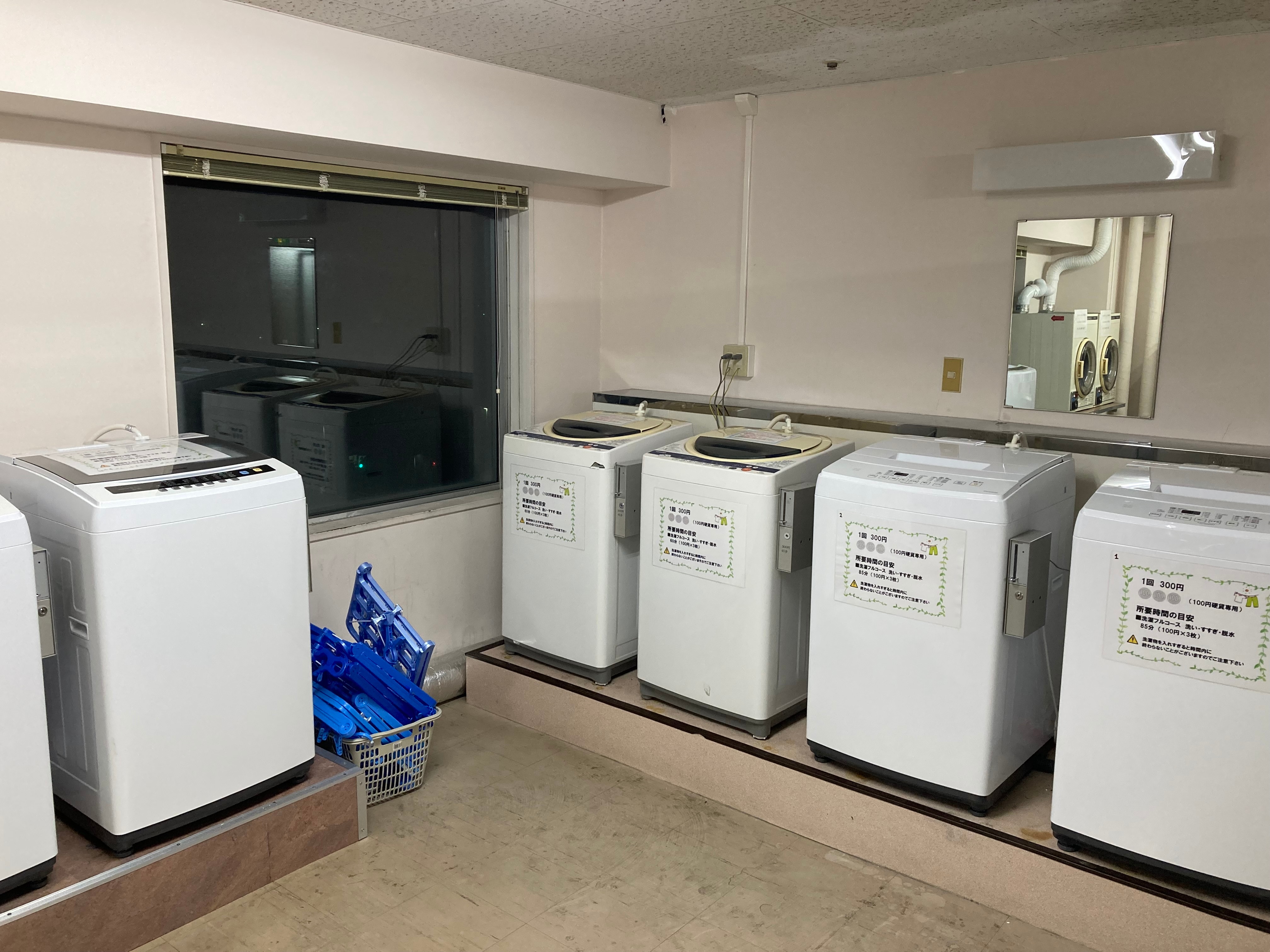 本館7樓投幣式洗衣機（收費）