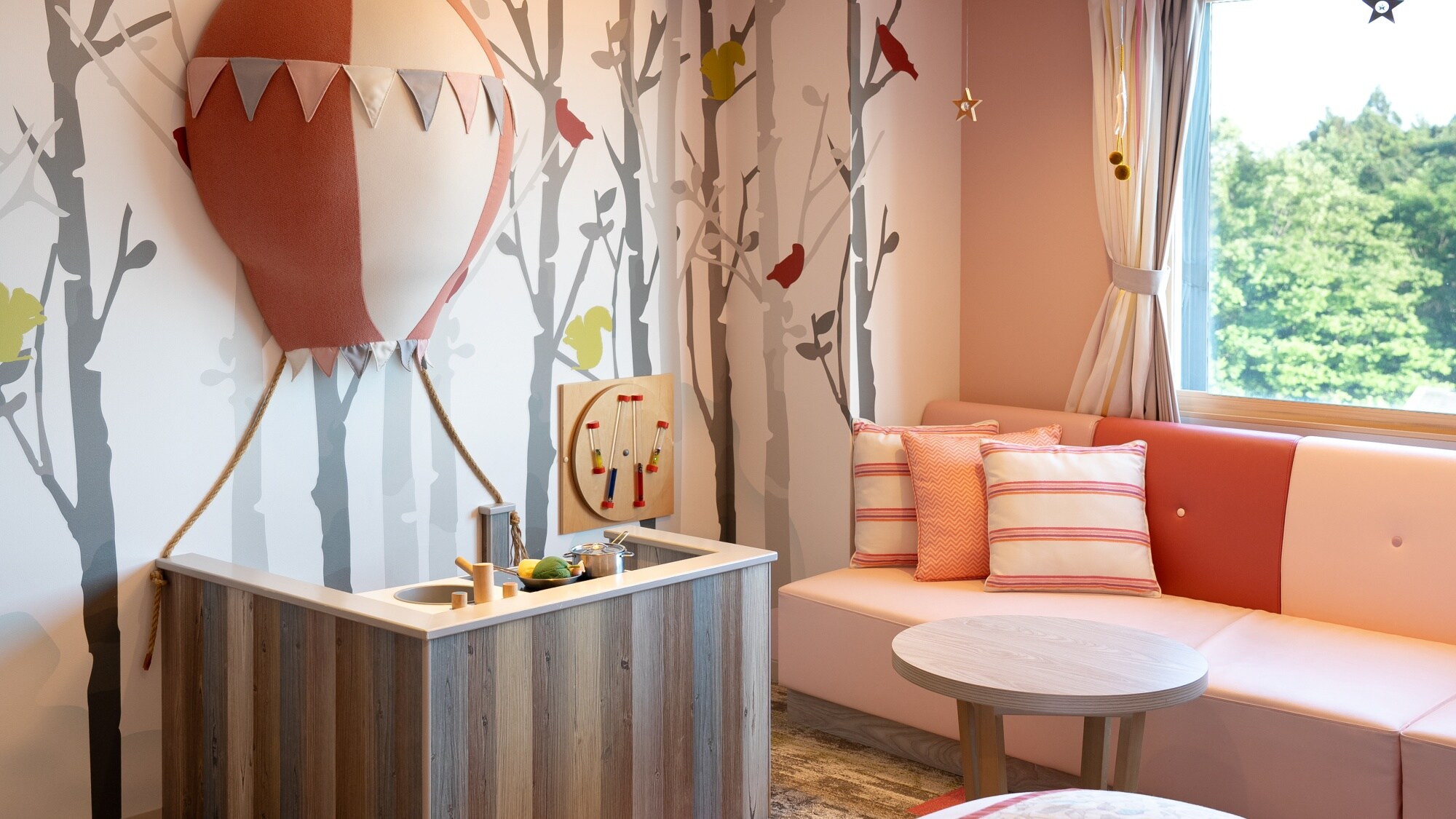 [Standard Twin Forest Baby] Màu hồng (hình ảnh) *Không thể chỉ định màu hồng/xanh lam.