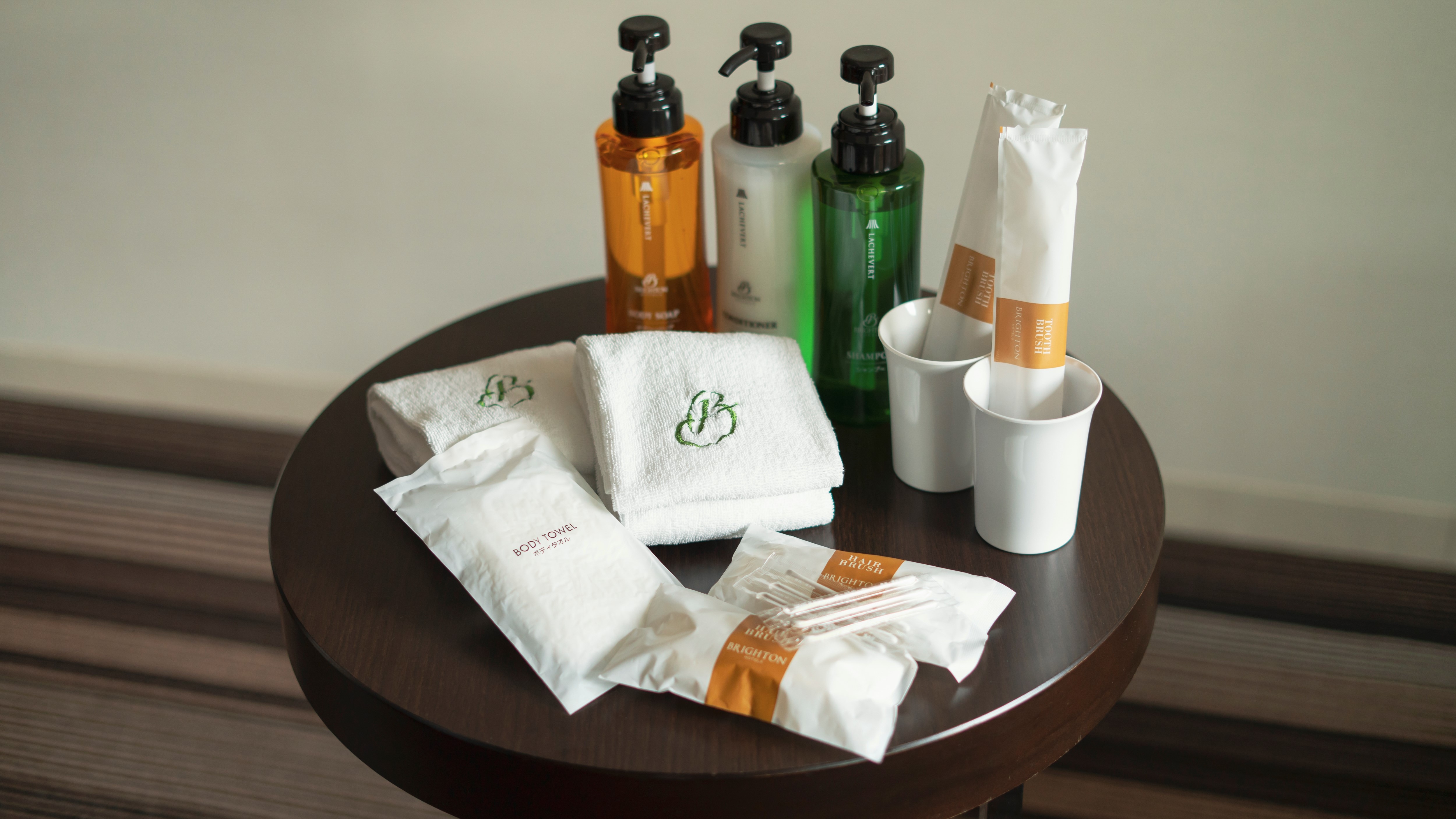 [Common to all types] Bath amenities. Only what you really need, high quality and simple.