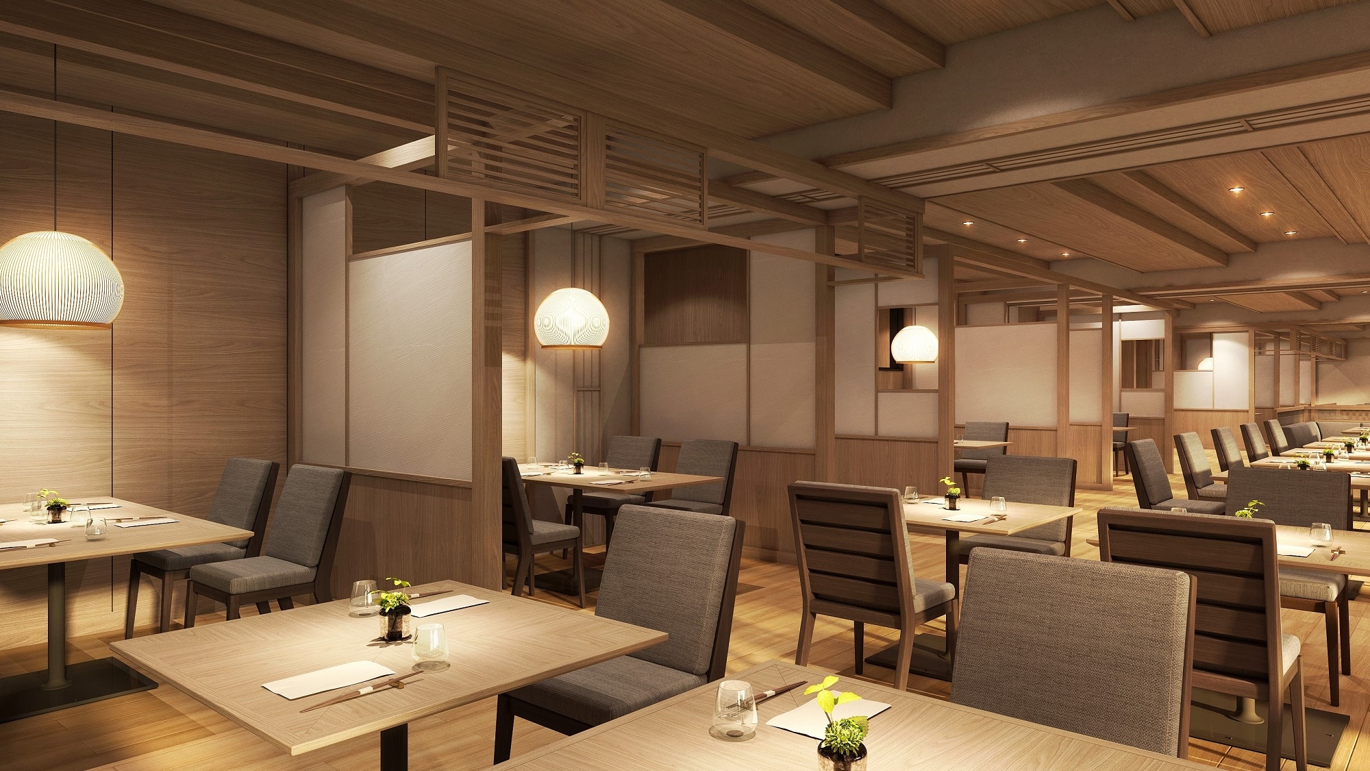A restaurant with a spectacular view of Nachi Bay, opening in July
