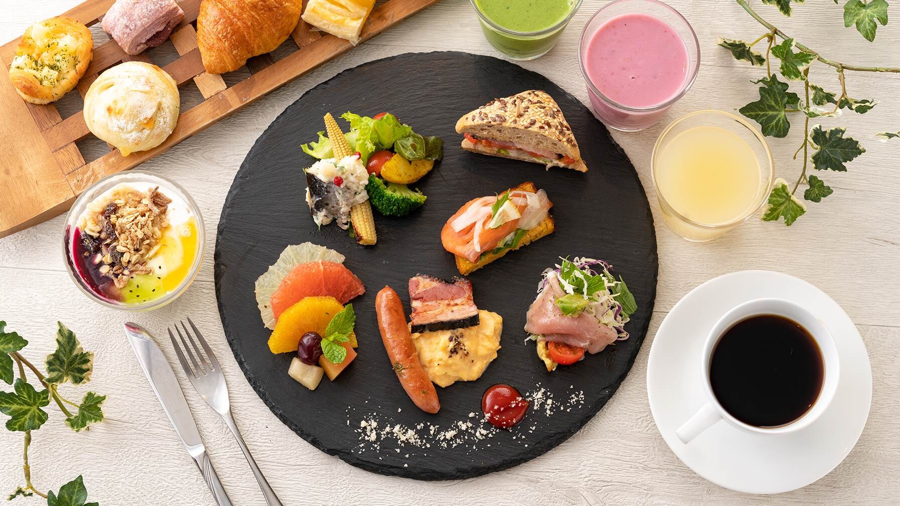 ■Breakfast■Buffet style with a focus on Western cuisine