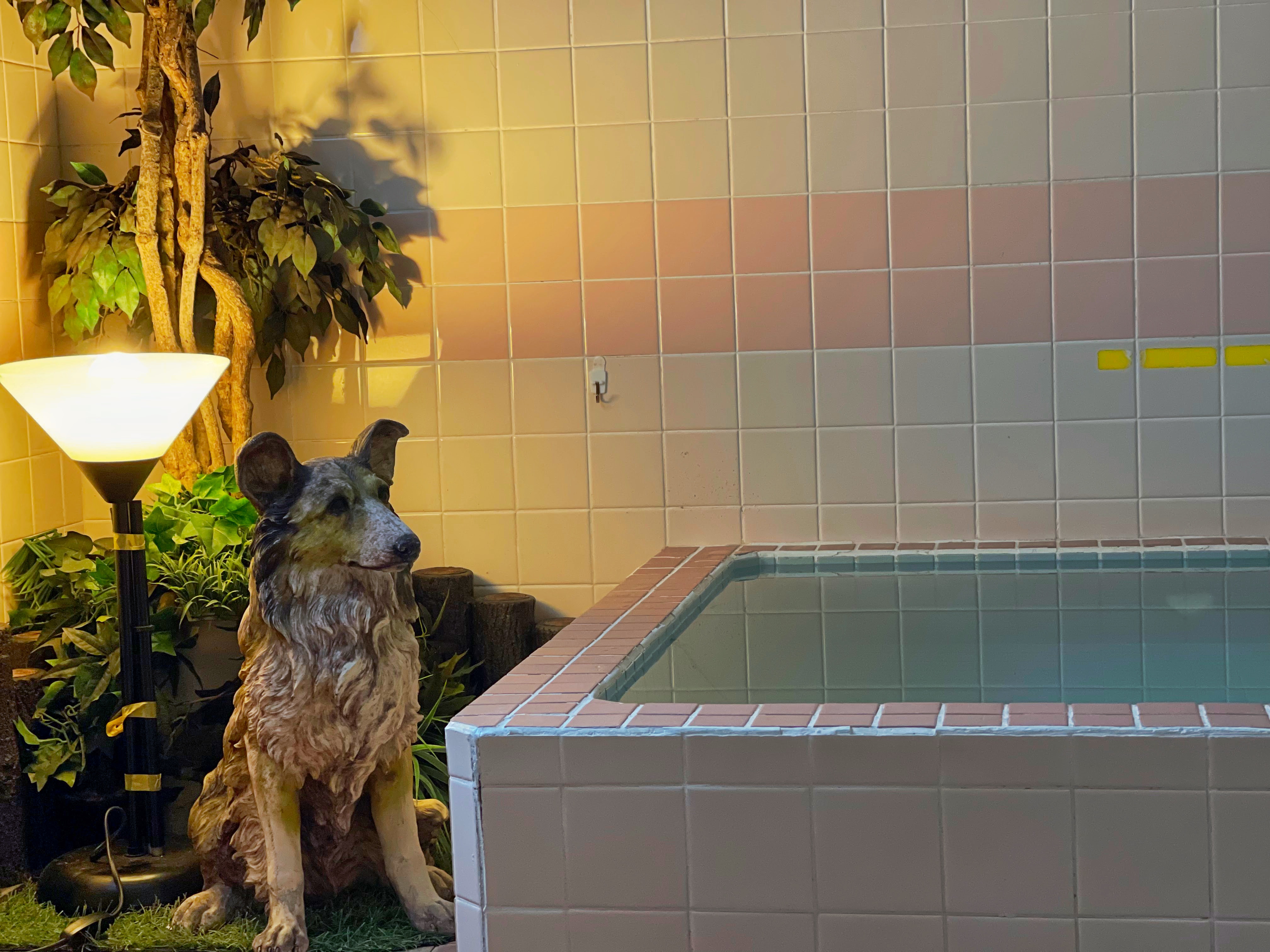 Large communal bath