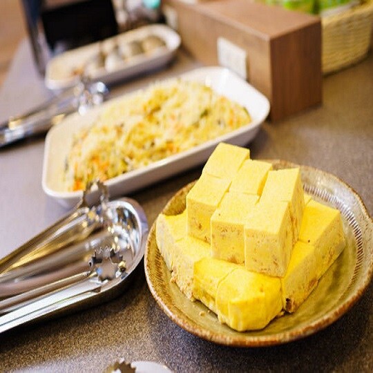 Healthy breakfast buffet