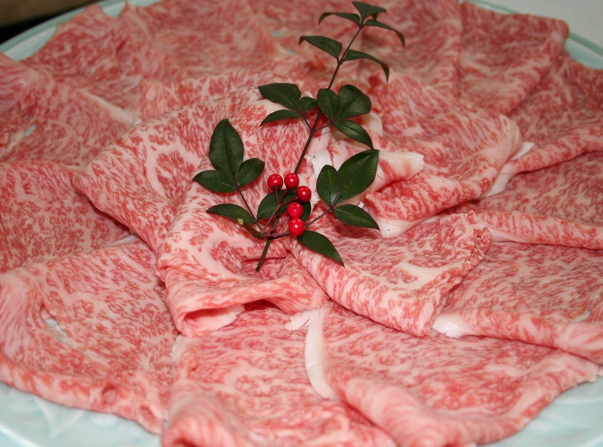 A5 rank Saga beef meat (for shabu-shabu)