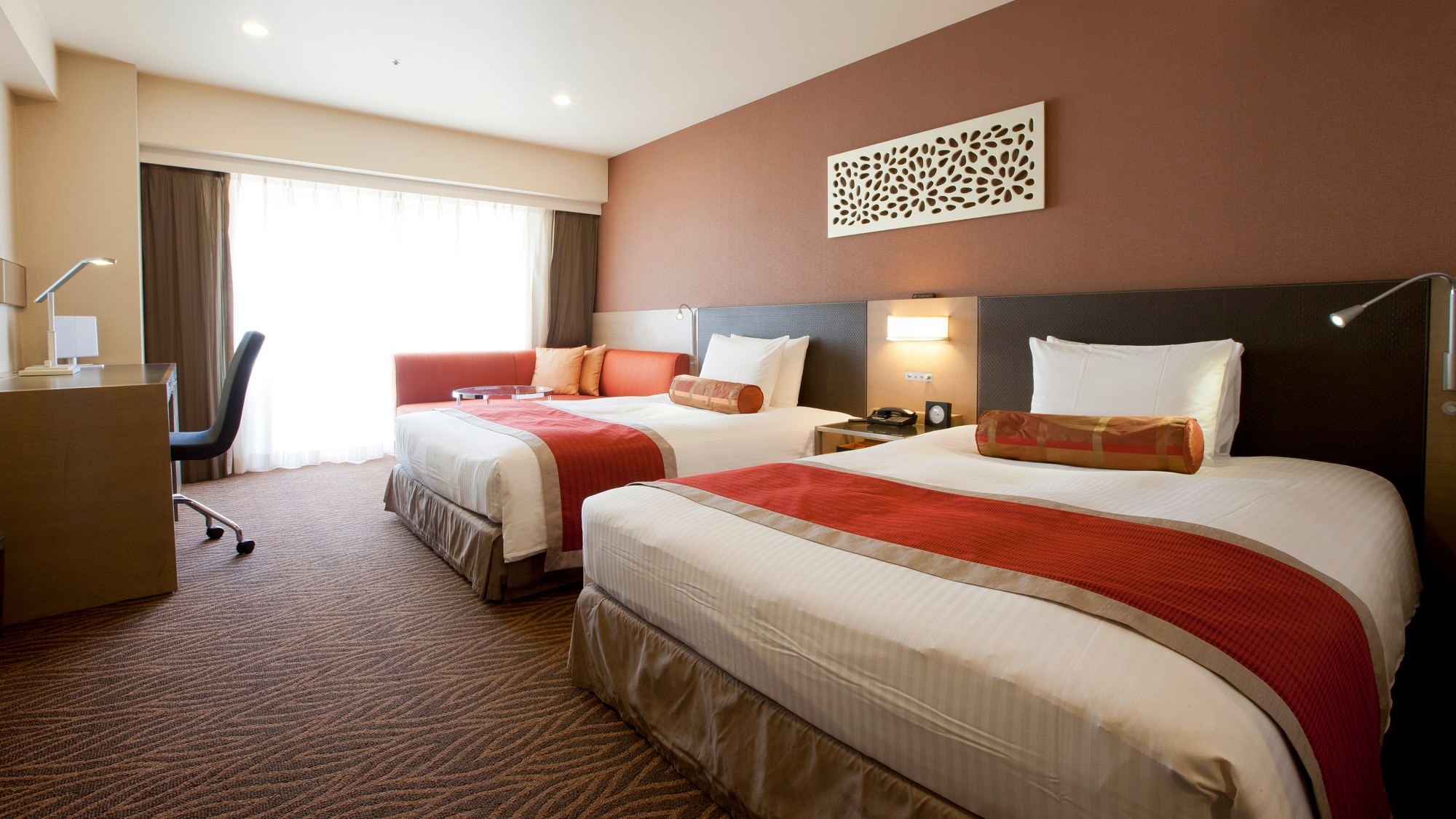 "Room" Sardonyx Twin Room Area 27㎡ / Bed Width 140cm & times; 2 units