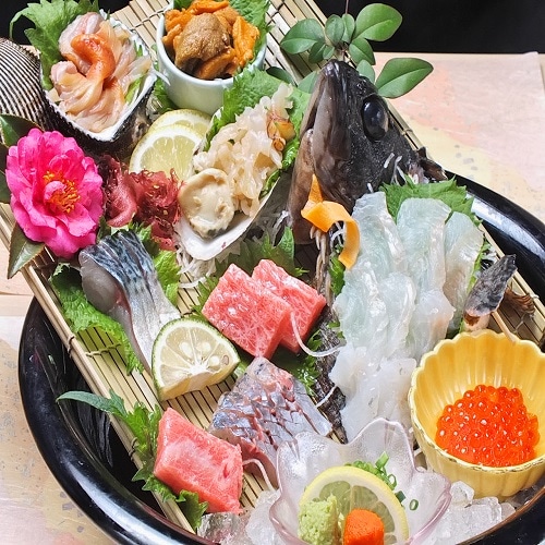 什錦生魚片