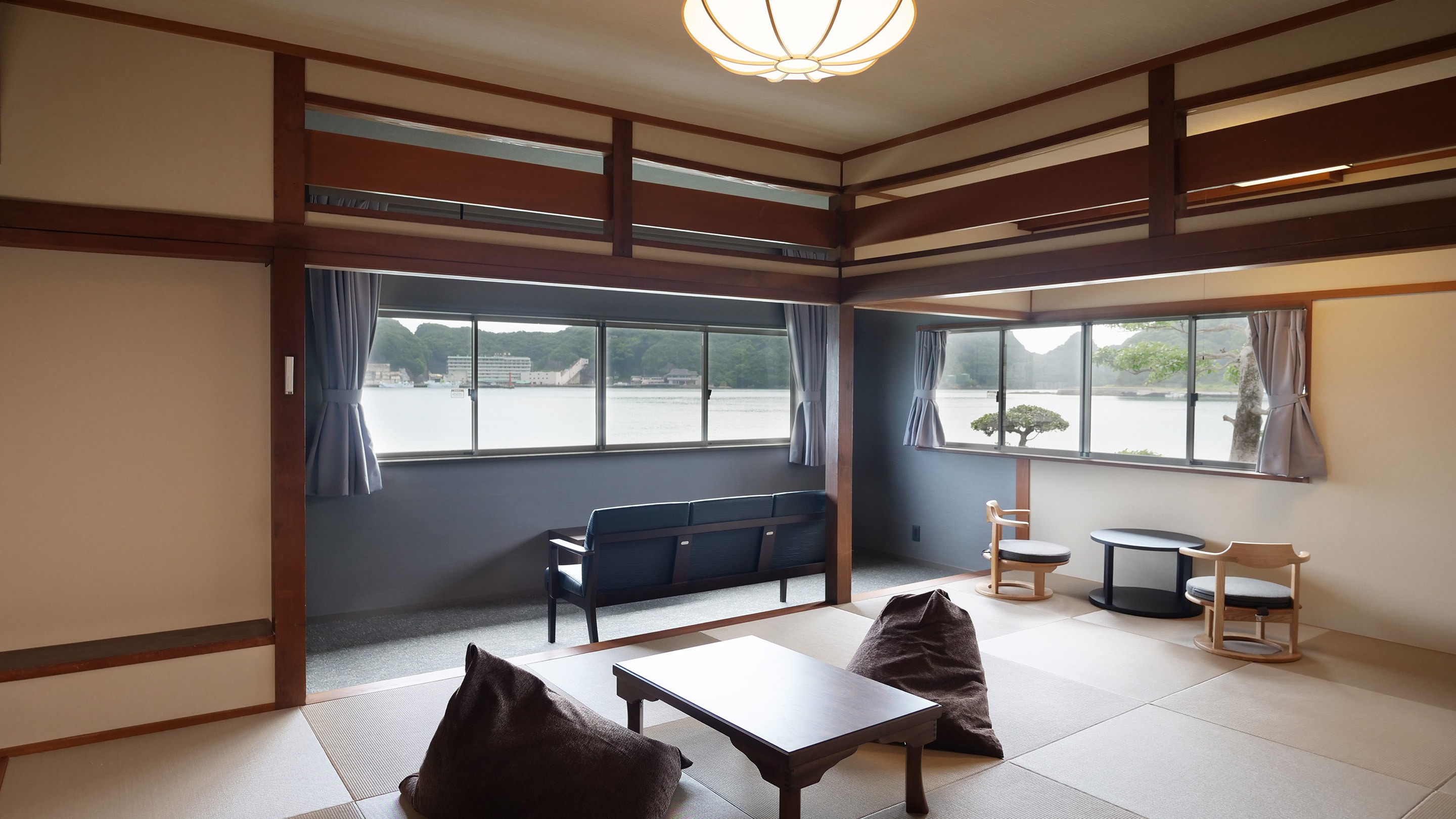 Phòng tiêu chuẩn theo phong cách Nhật Bản, 12 chiếu tatami, không có phòng tắm trong nhà (nhà gỗ) *Ví dụ về phòng dành cho khách