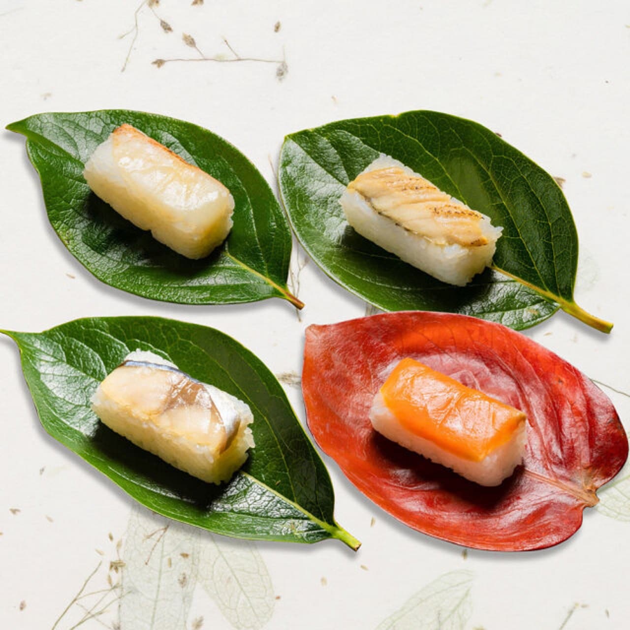 Persimmon Leaf Sushi