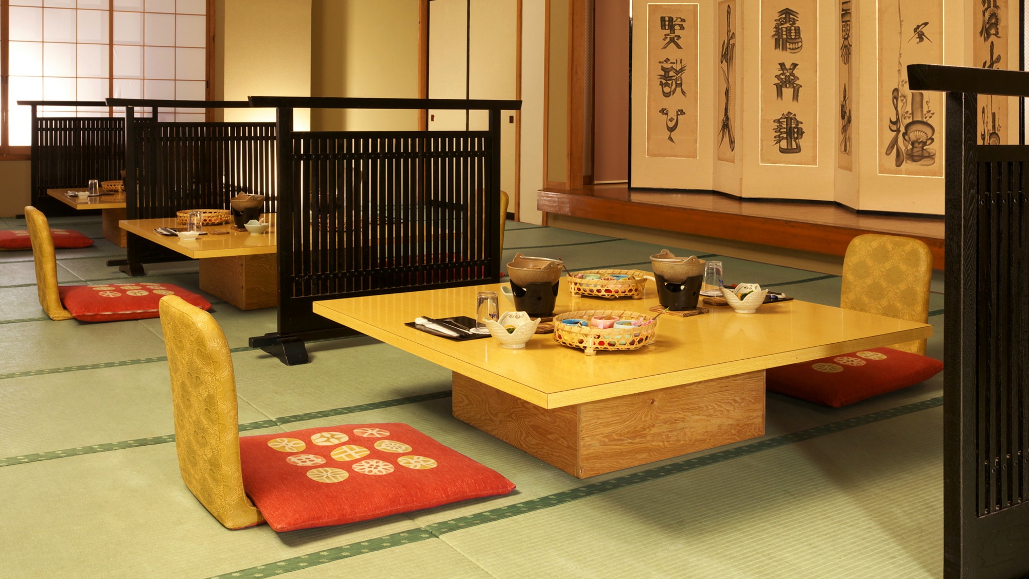 Dining: Meals are served here.