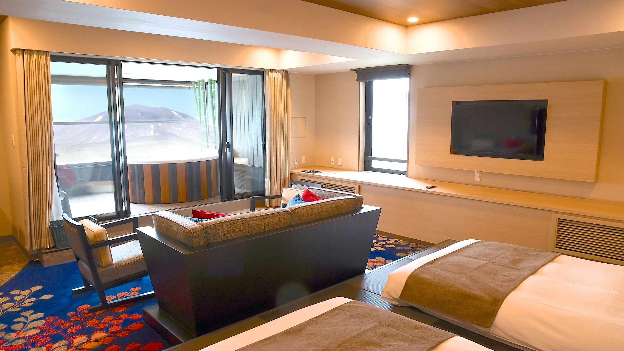 Premium Superior Twin with "Superb View Asama View Open-air Bath"