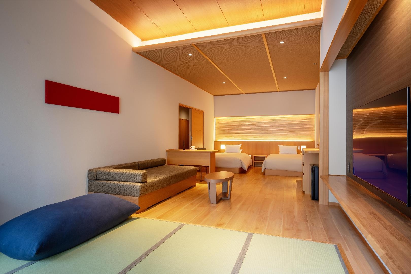 [Shisuitei] Japanese-Western style room with twin beds