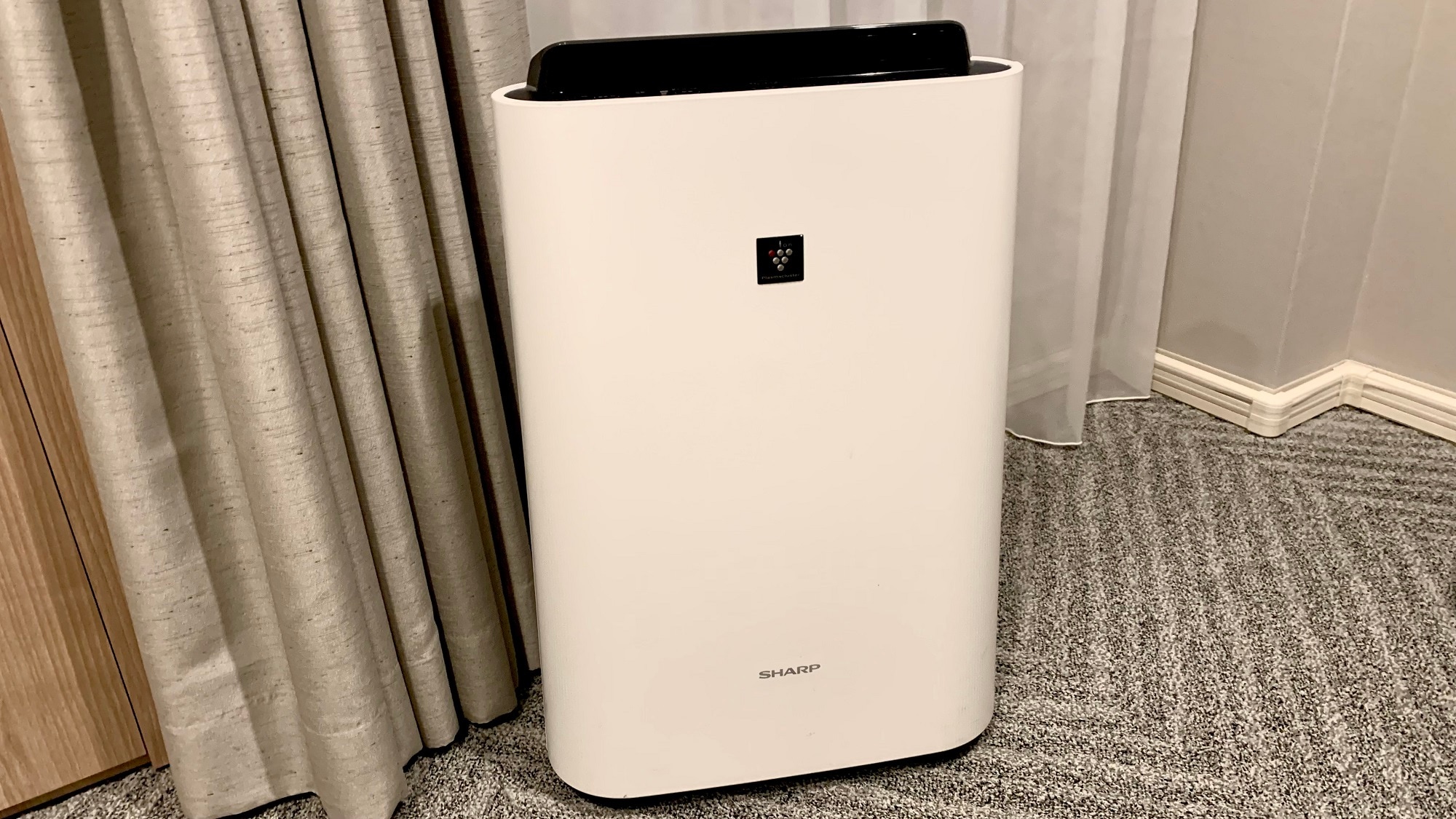 所有客房都永久安裝了加濕空氣淨化器。