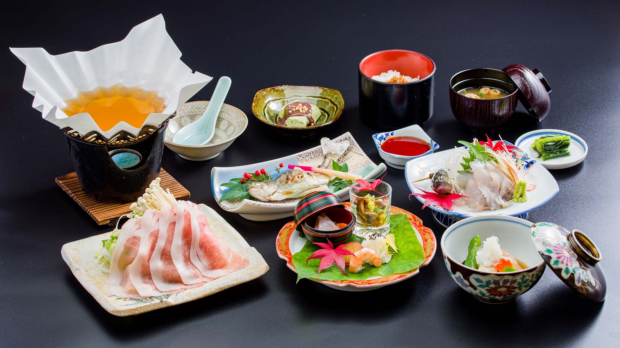 ・ Kita Shinshu Nagomi Gozen: It is a dish that is kind to the body because it uses local ingredients.