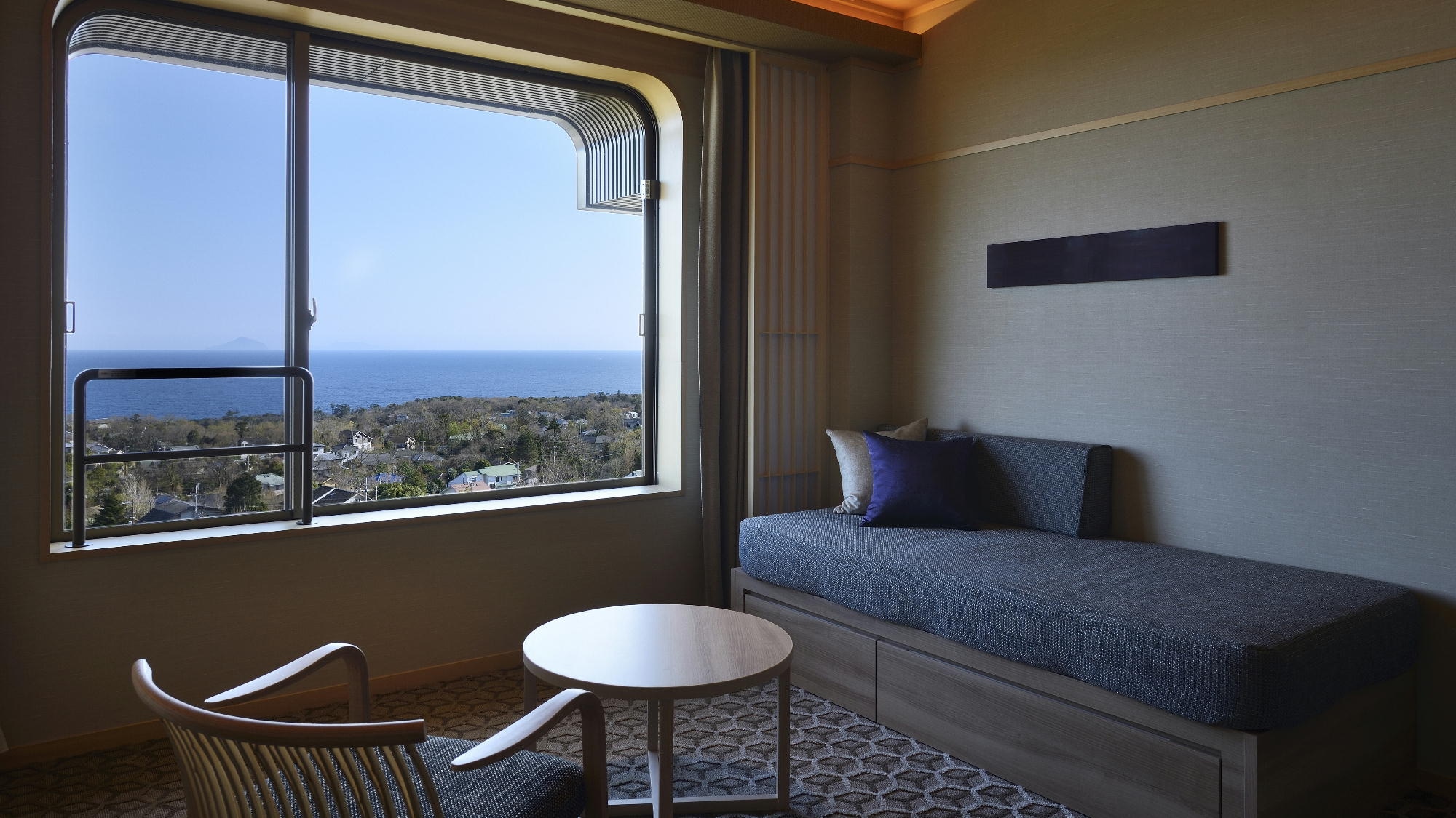 [With open-air hot spring bath] Premium twin / 52 square meters