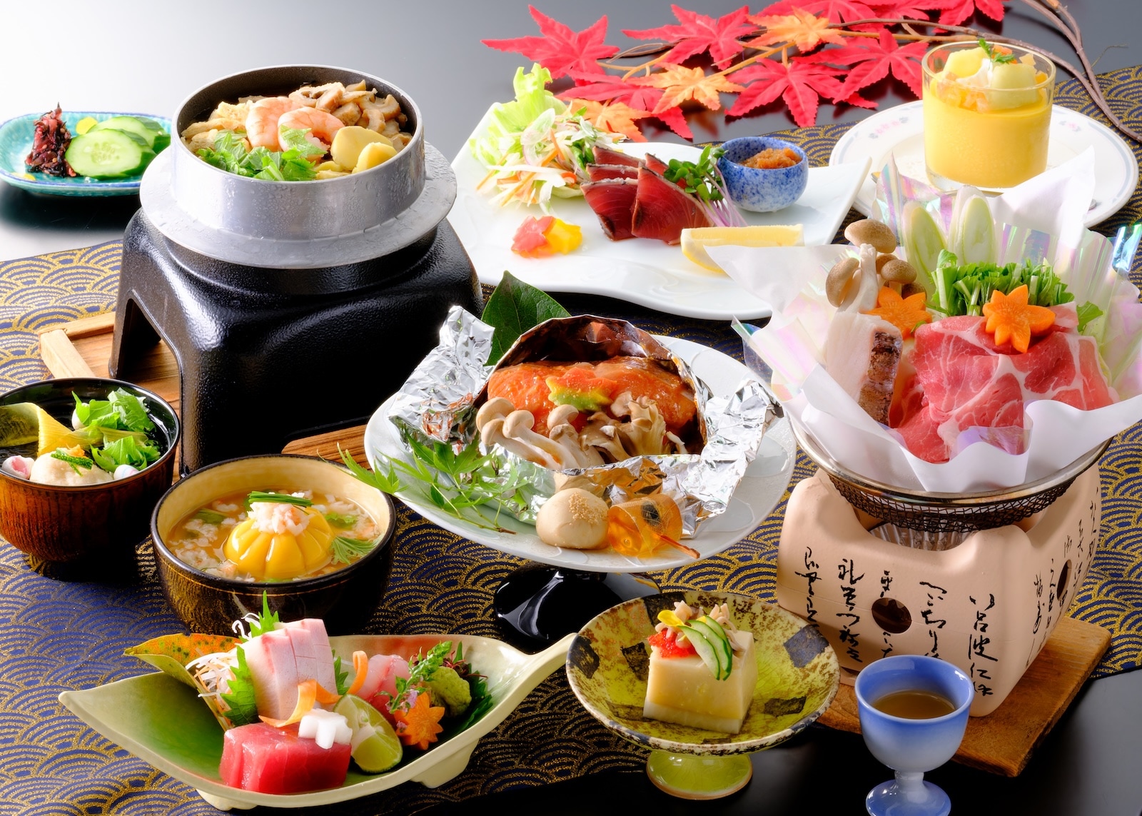 [Basic Kaiseki] Seasonal Colorful Kaiseki