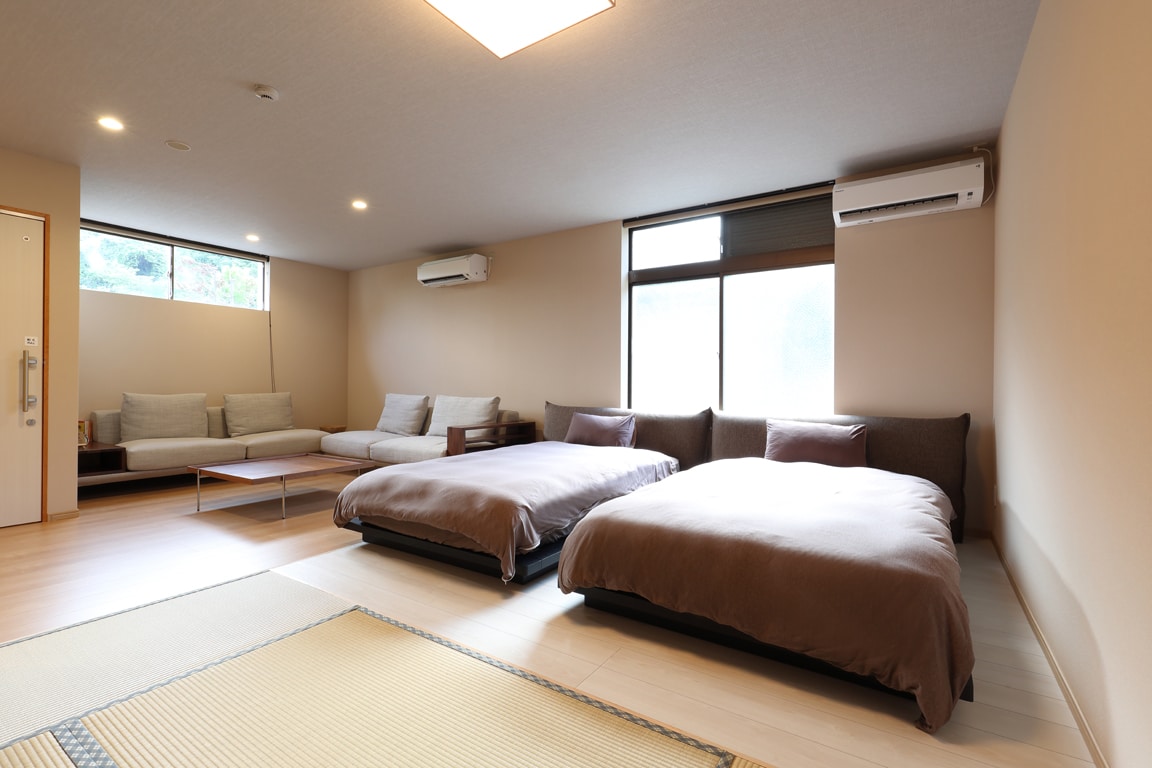 [Family Japanese-Western Room] Barrier-free, so it is safe for elderly people and small children. Wheelchairs are also available.