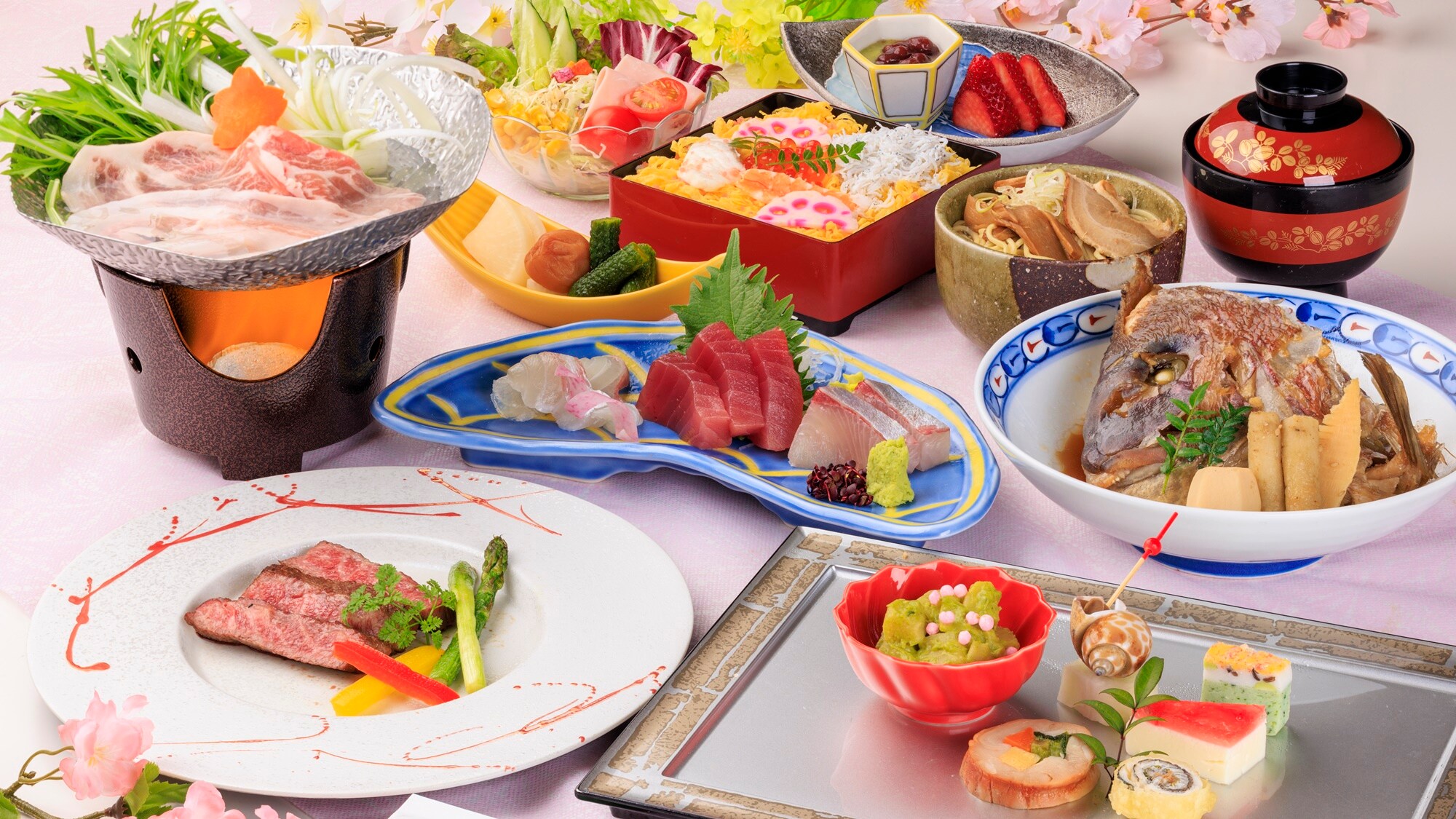 *【스탠다드】국산 소 스테이크나 현지산의 생선 요리로 계절의 맛을 만끽!