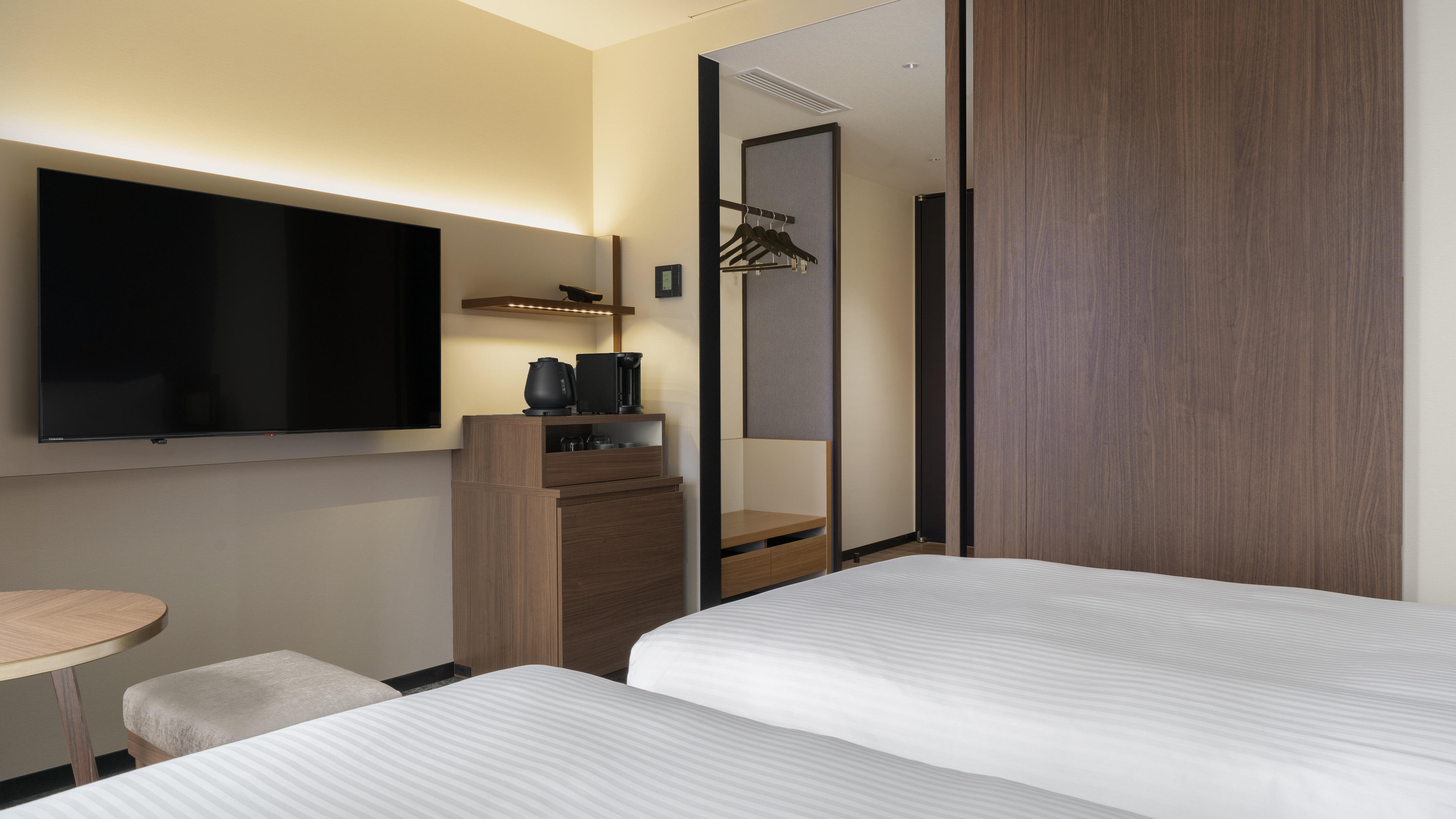 [Deluxe Twin] 25.5 square meters / 3 separate bathrooms with washing area