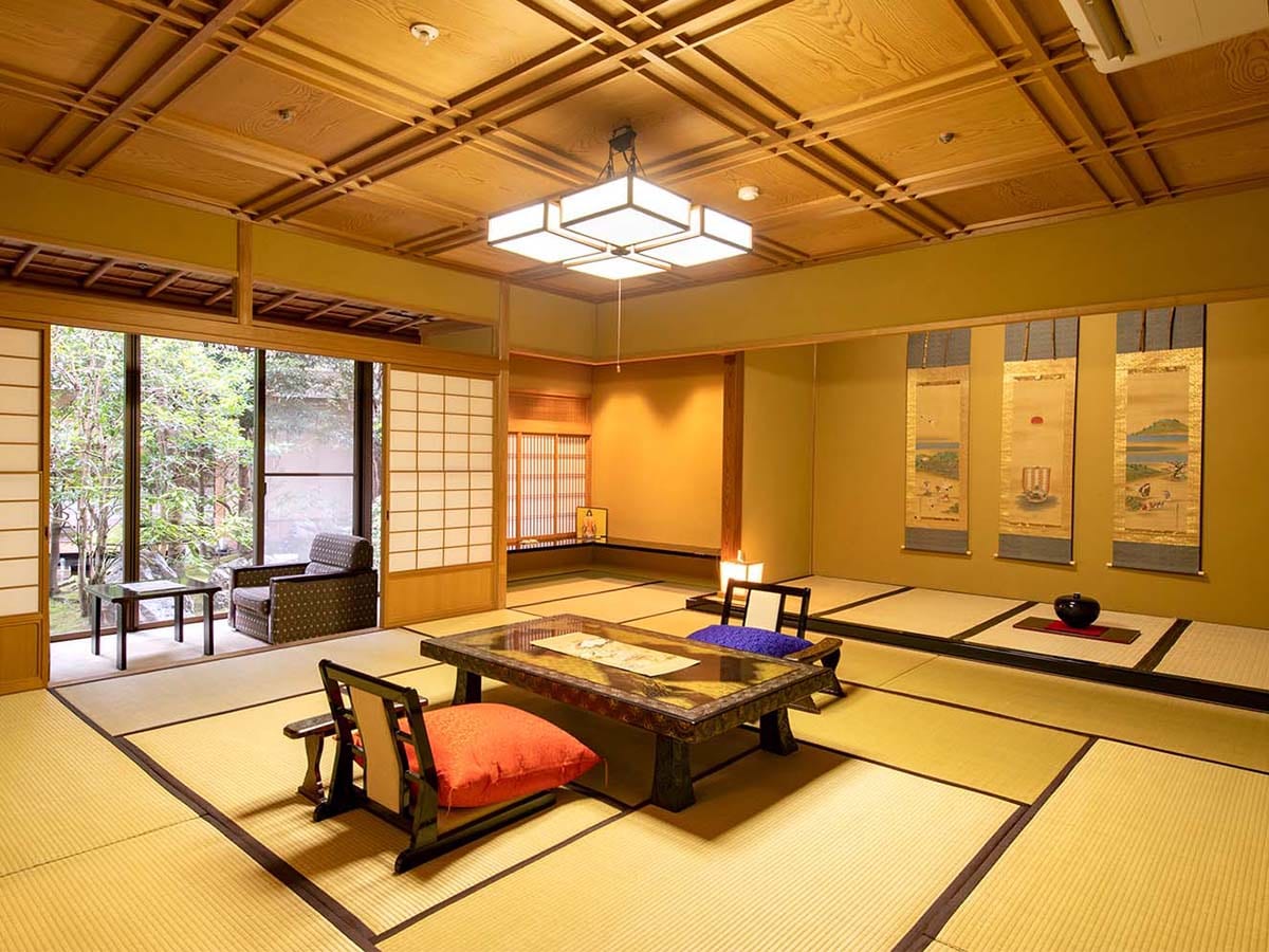  [With a semi-open-air bath flowing directly from the source / Horai] 2 Japanese-style rooms and a guest room with a hot spring flowing directly from the source