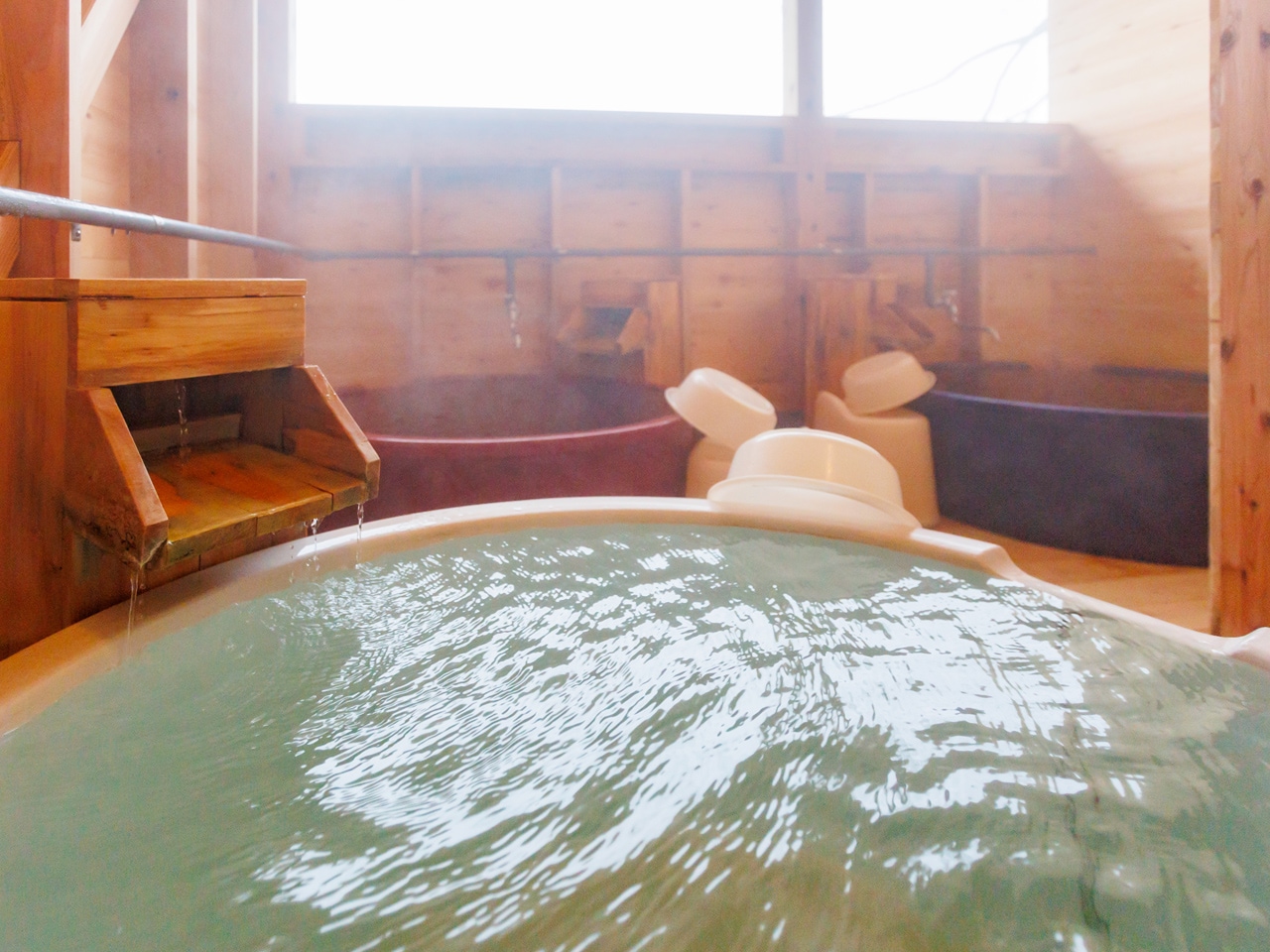 Open-air bath Men's ceramic bath