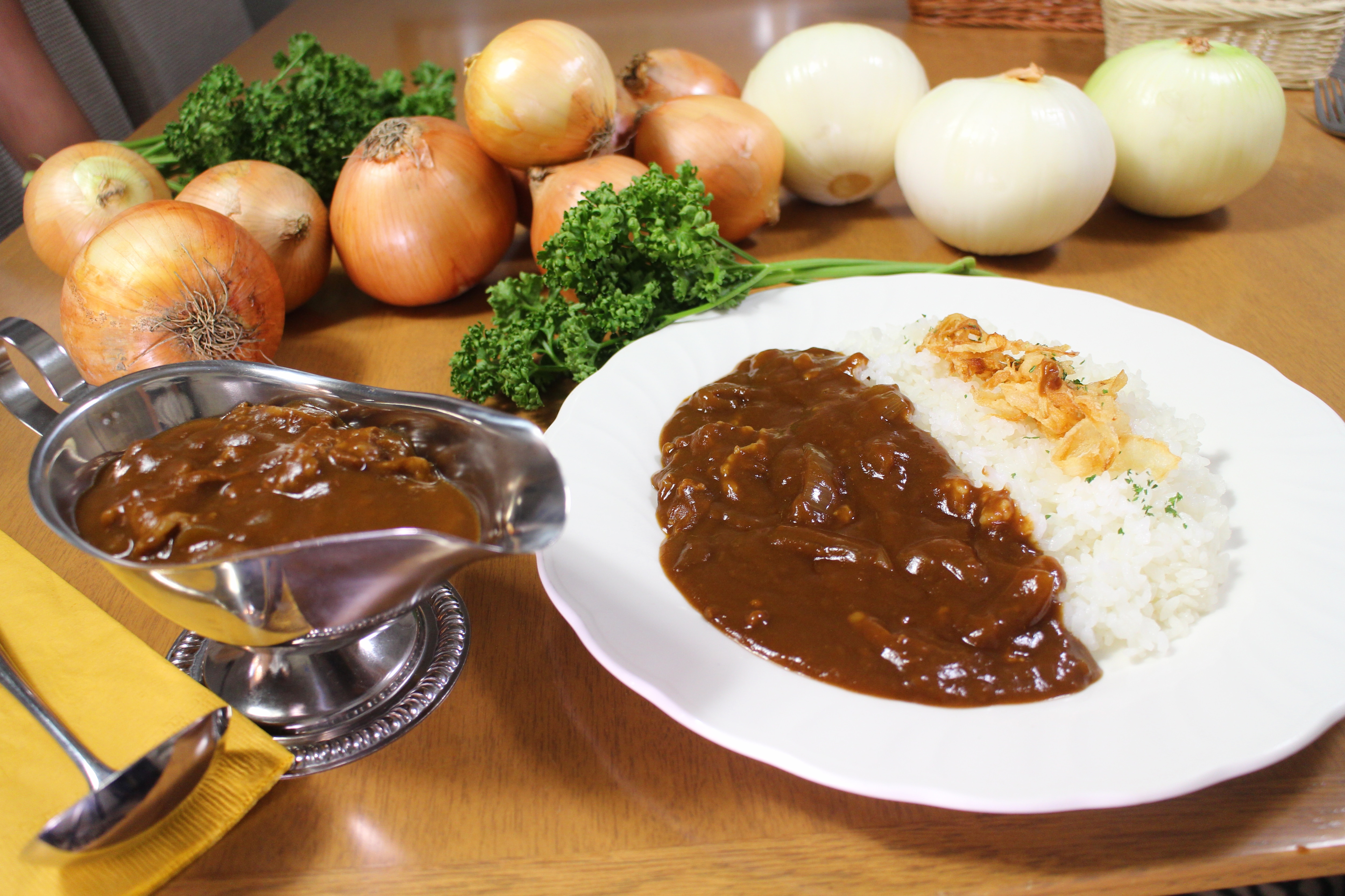 ☆ Hayashi rice ☆（圖片）使用淡路島的洋蔥和蔬菜湯。免疫力UP！