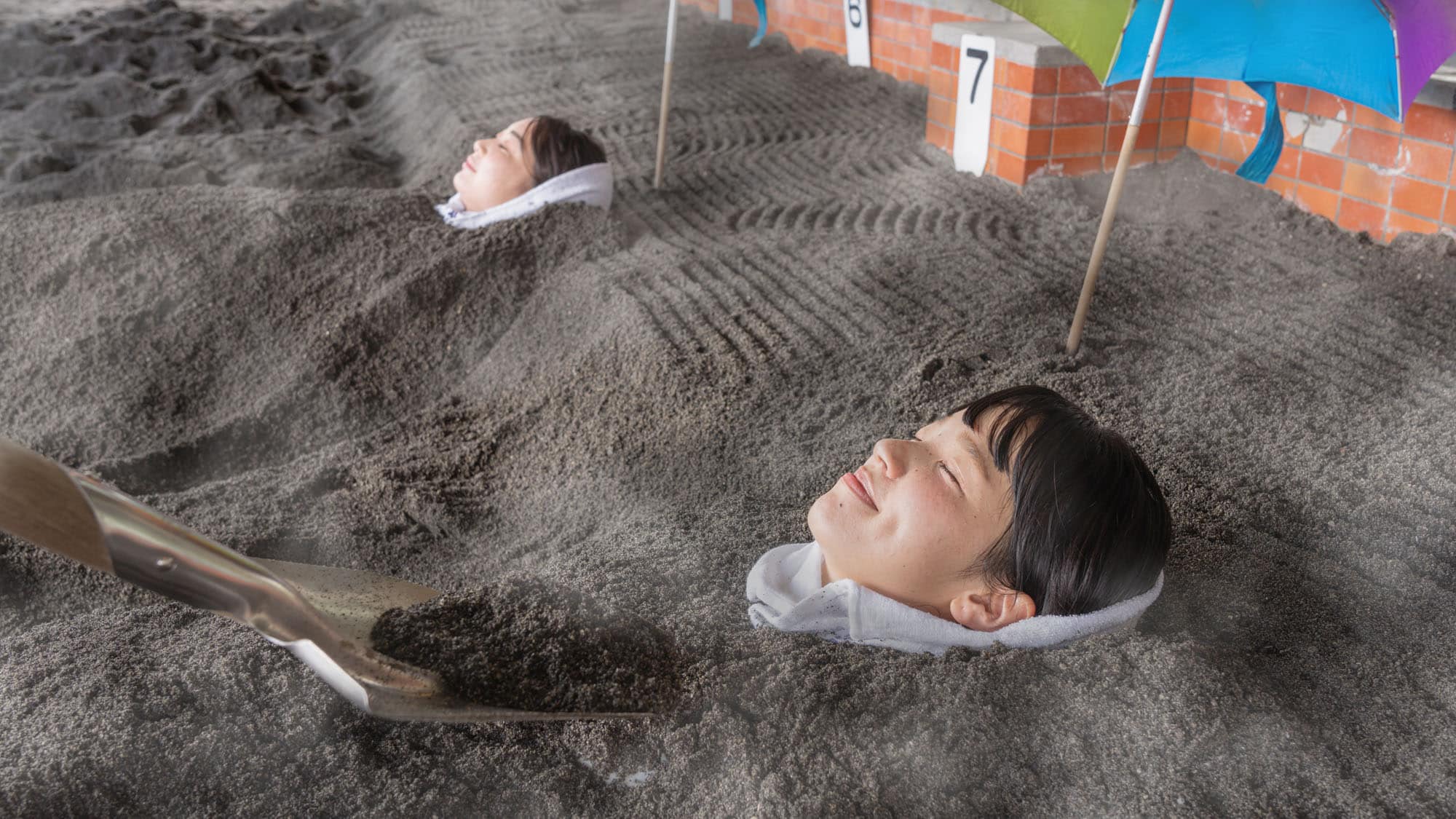 ■모래찜 온천■