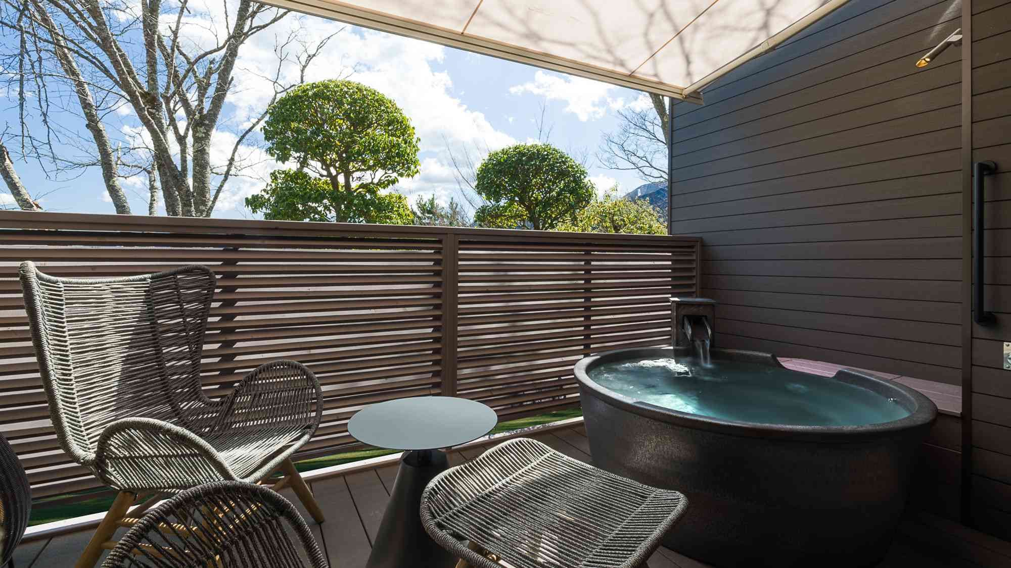 [Deluxe Twin/with open-air hot spring bath]