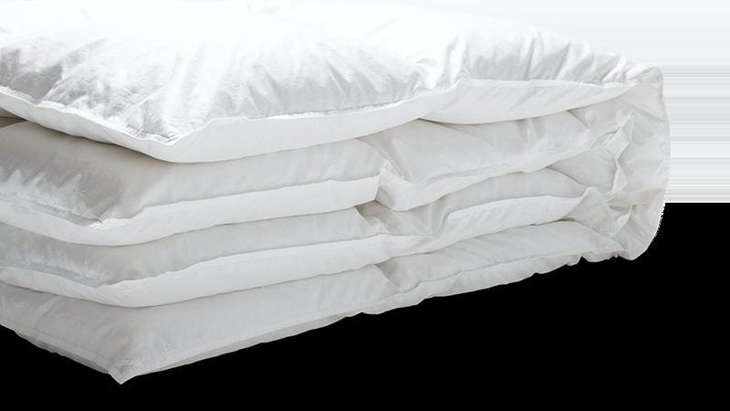  Keep warm with a duvet and rest