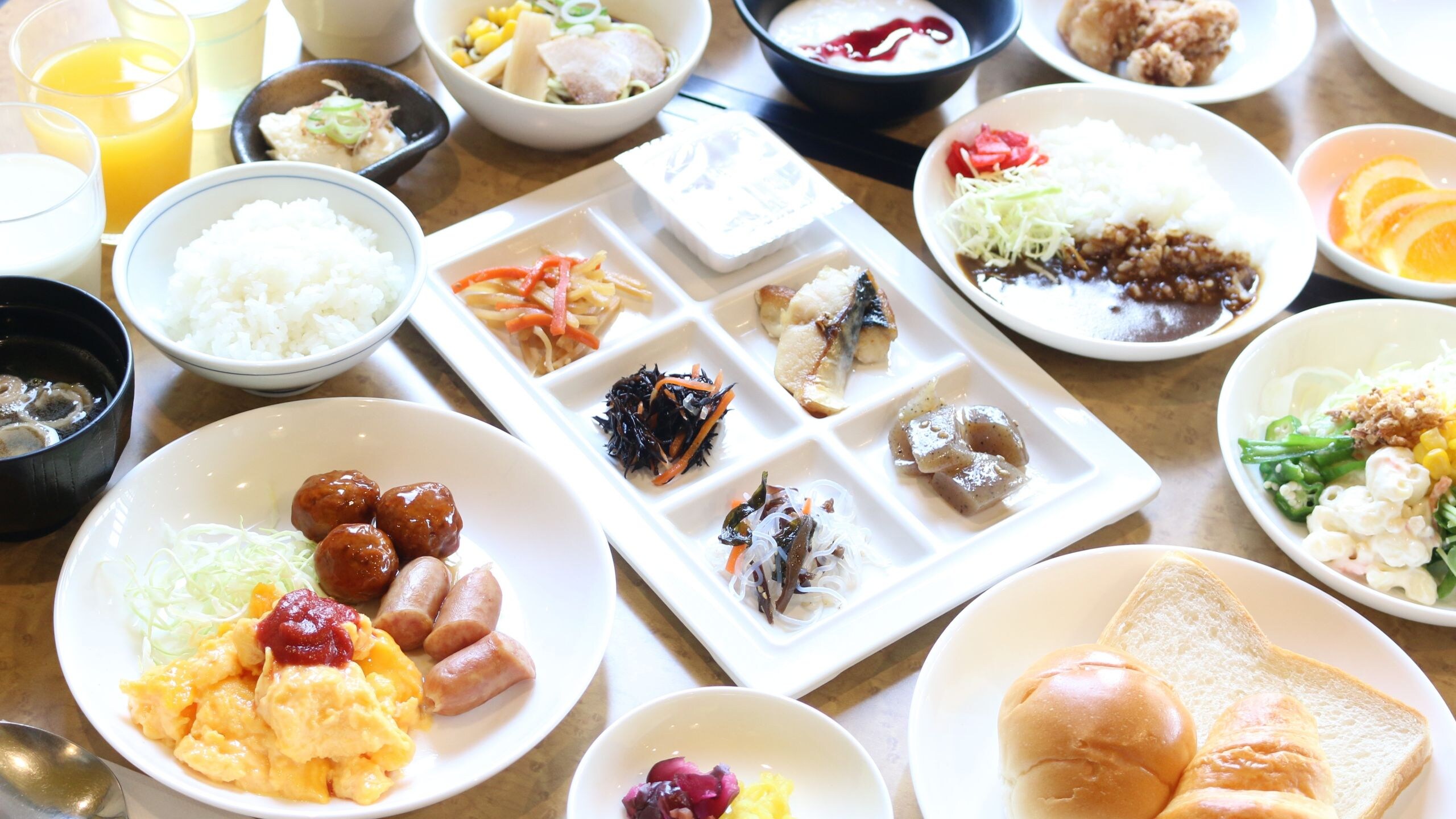 ตัวอย่างการจัดอาหารเช้า