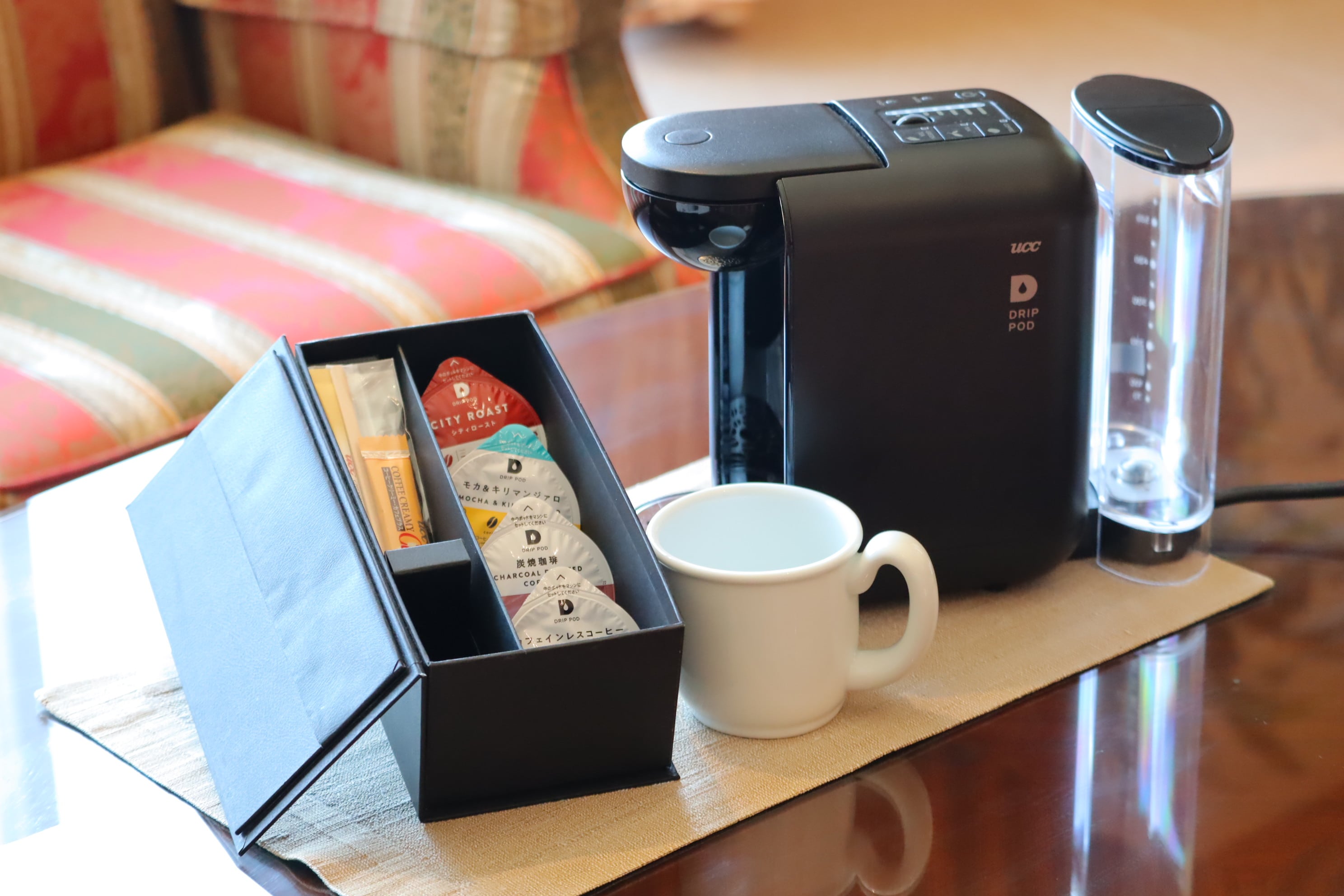 In-room coffee maker