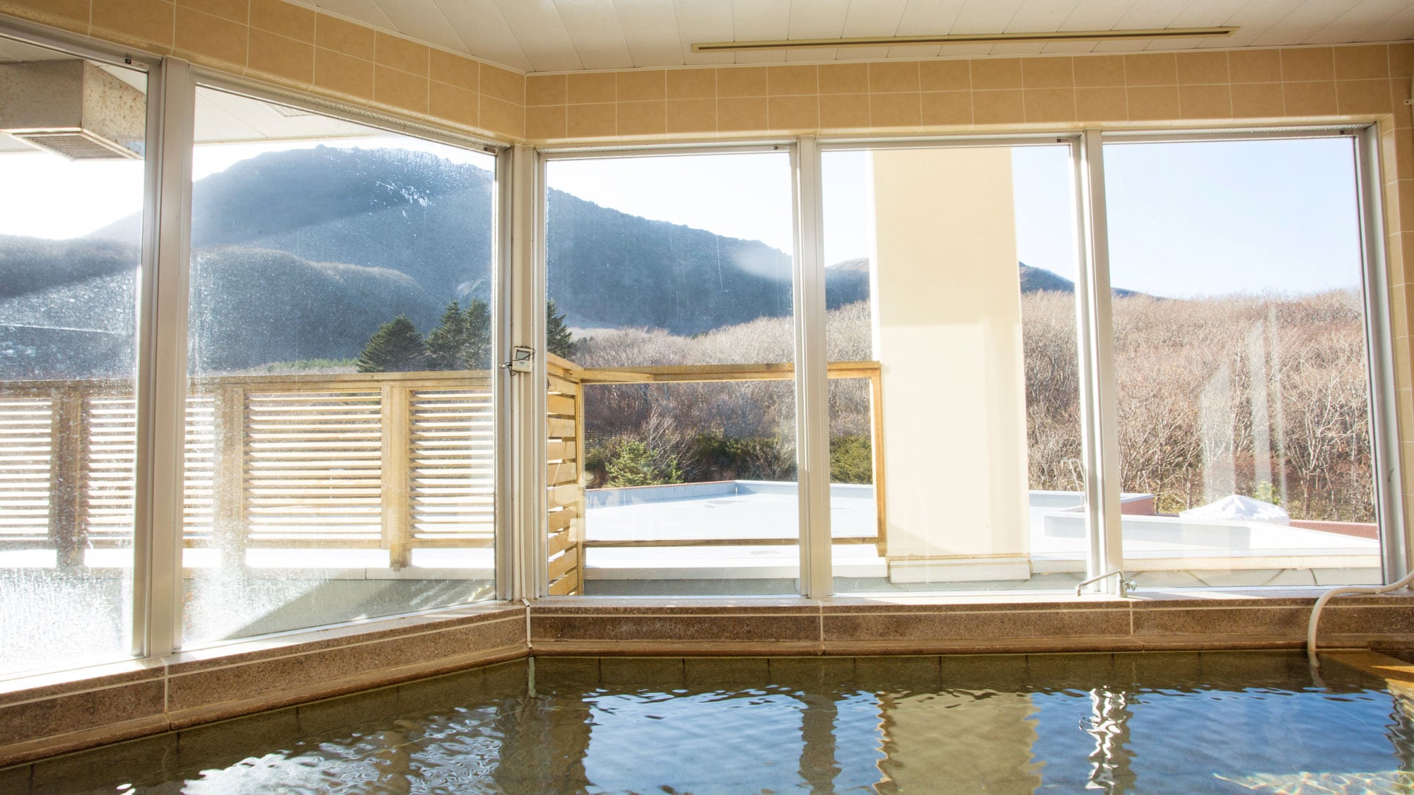 3rd floor bathhouse exclusively for guests staying at the hotel